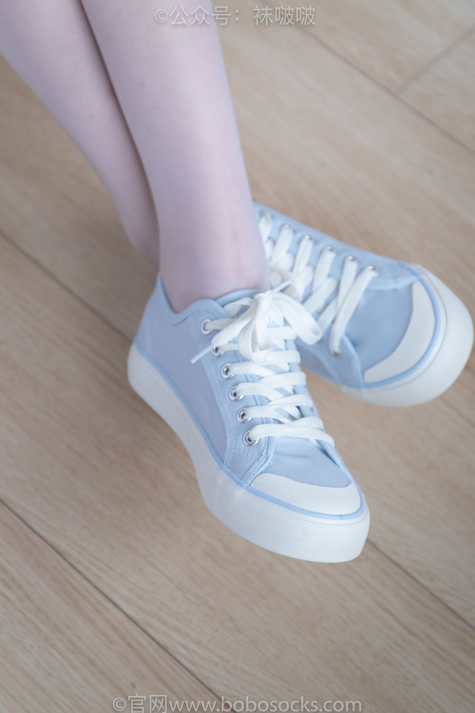 BoBoSocks袜啵啵 No.005 小甜豆-帆布鞋、薄白丝