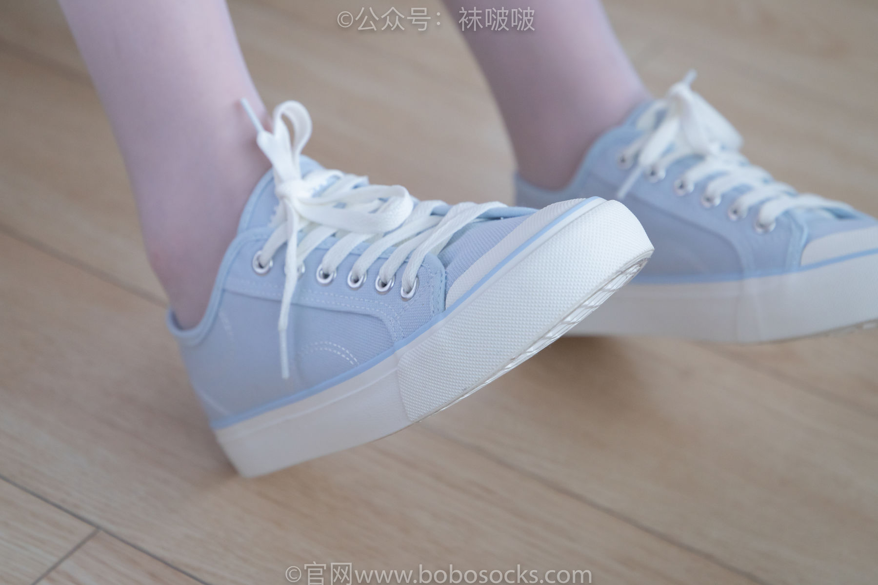 BoBoSocks袜啵啵 No.005 小甜豆-帆布鞋、薄白丝