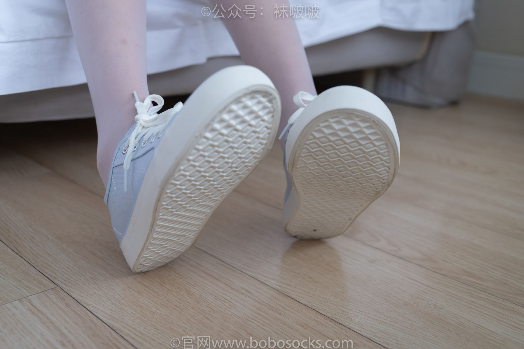 BoBoSocks袜啵啵 No.005 小甜豆-帆布鞋、薄白丝