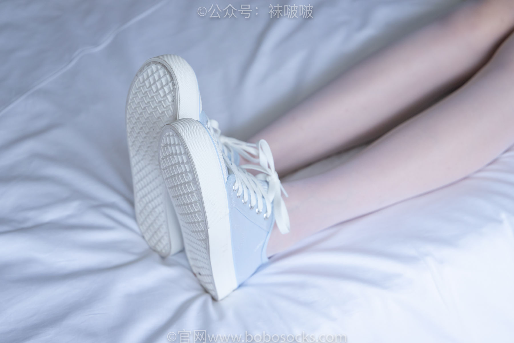 BoBoSocks袜啵啵 No.005 小甜豆-帆布鞋、薄白丝
