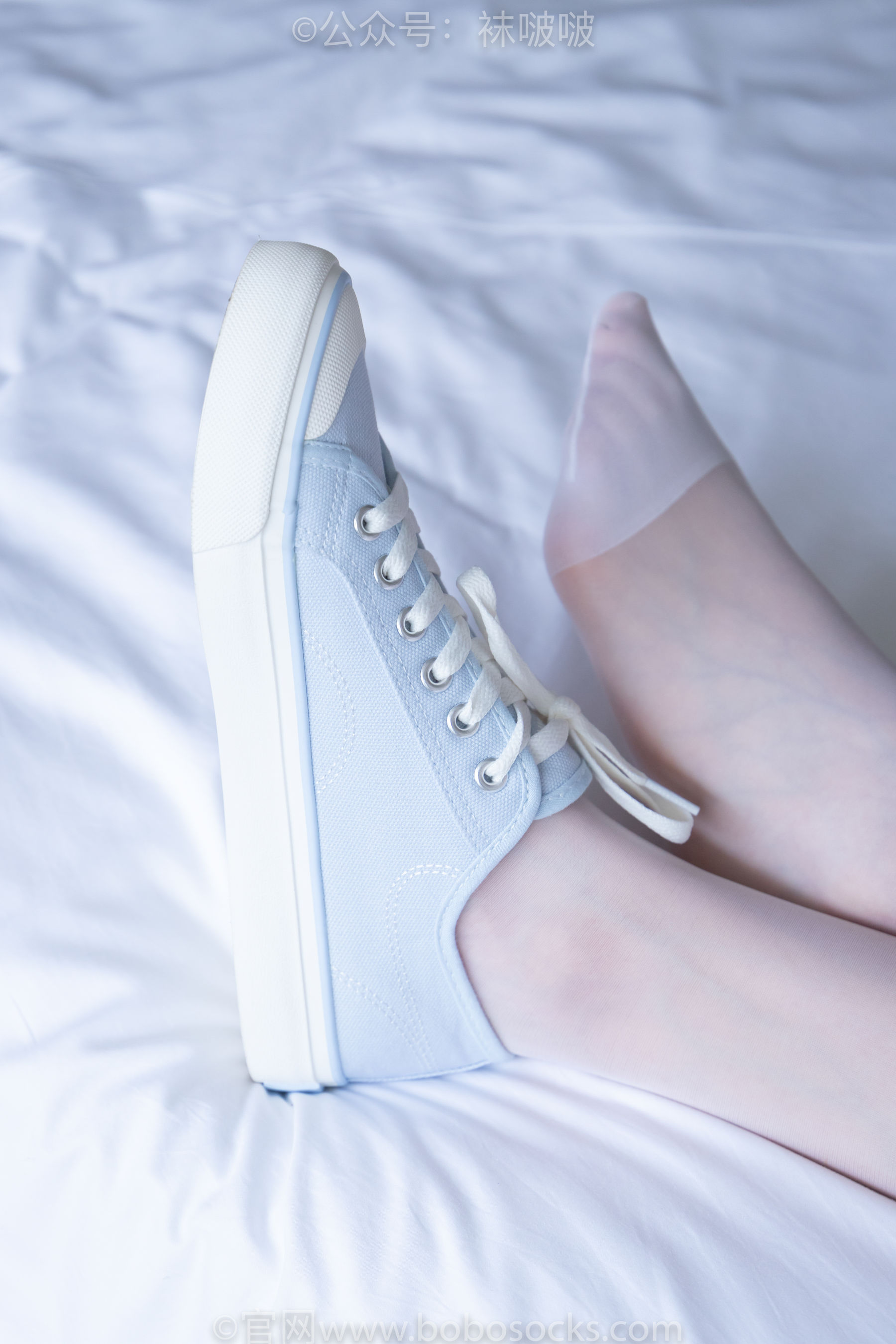 BoBoSocks袜啵啵 No.005 小甜豆-帆布鞋、薄白丝
