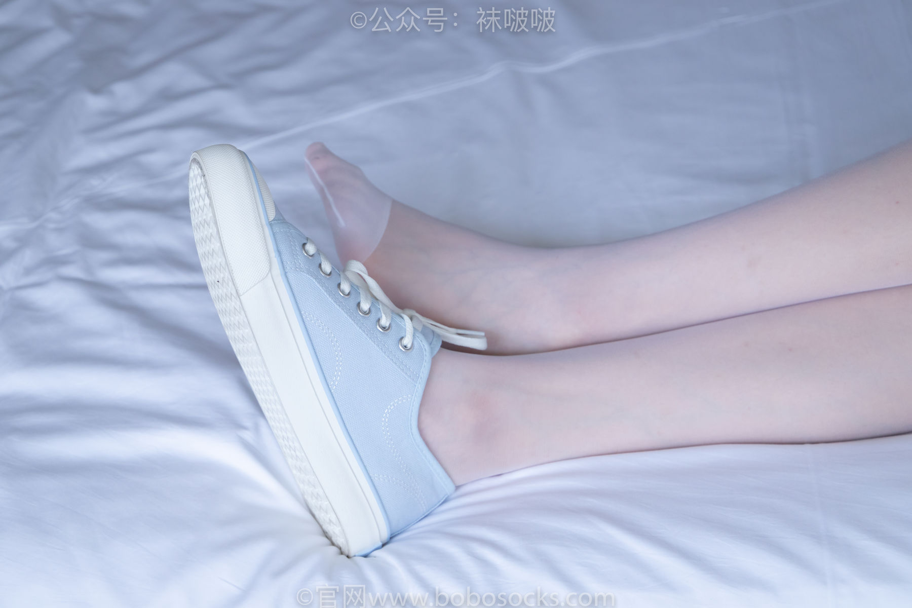BoBoSocks袜啵啵 No.005 小甜豆-帆布鞋、薄白丝