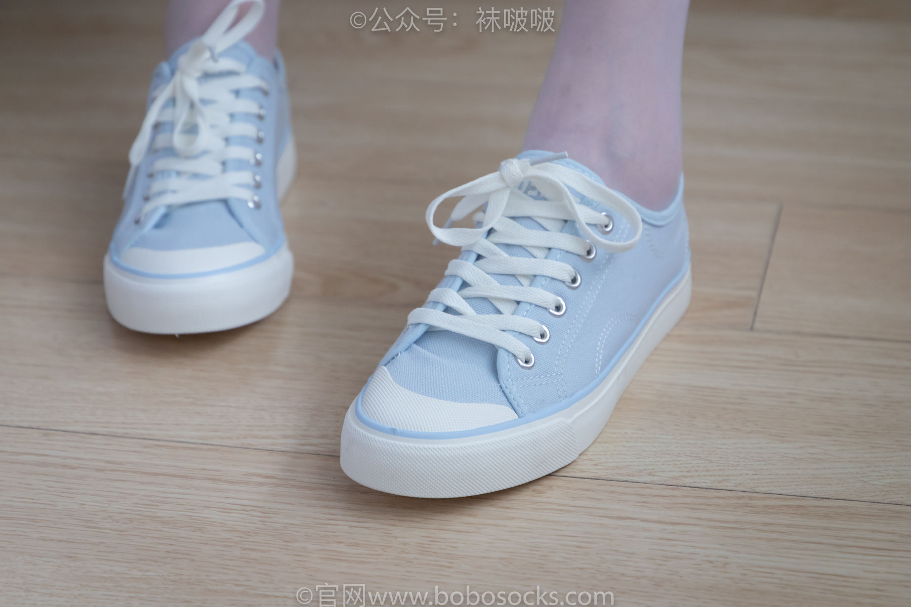 BoBoSocks袜啵啵 No.005 小甜豆-帆布鞋、薄白丝