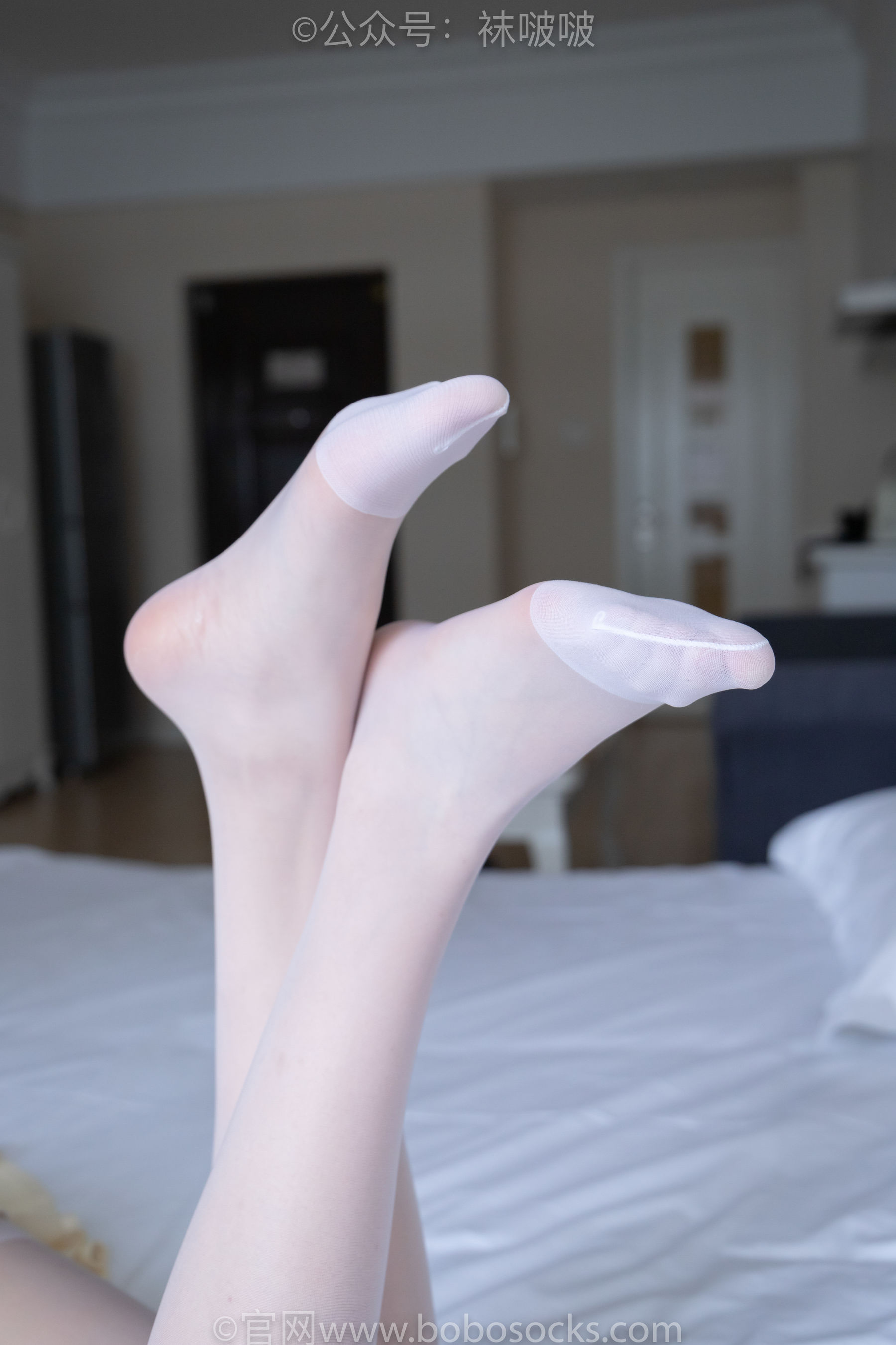 BoBoSocks袜啵啵 No.005 小甜豆-帆布鞋、薄白丝
