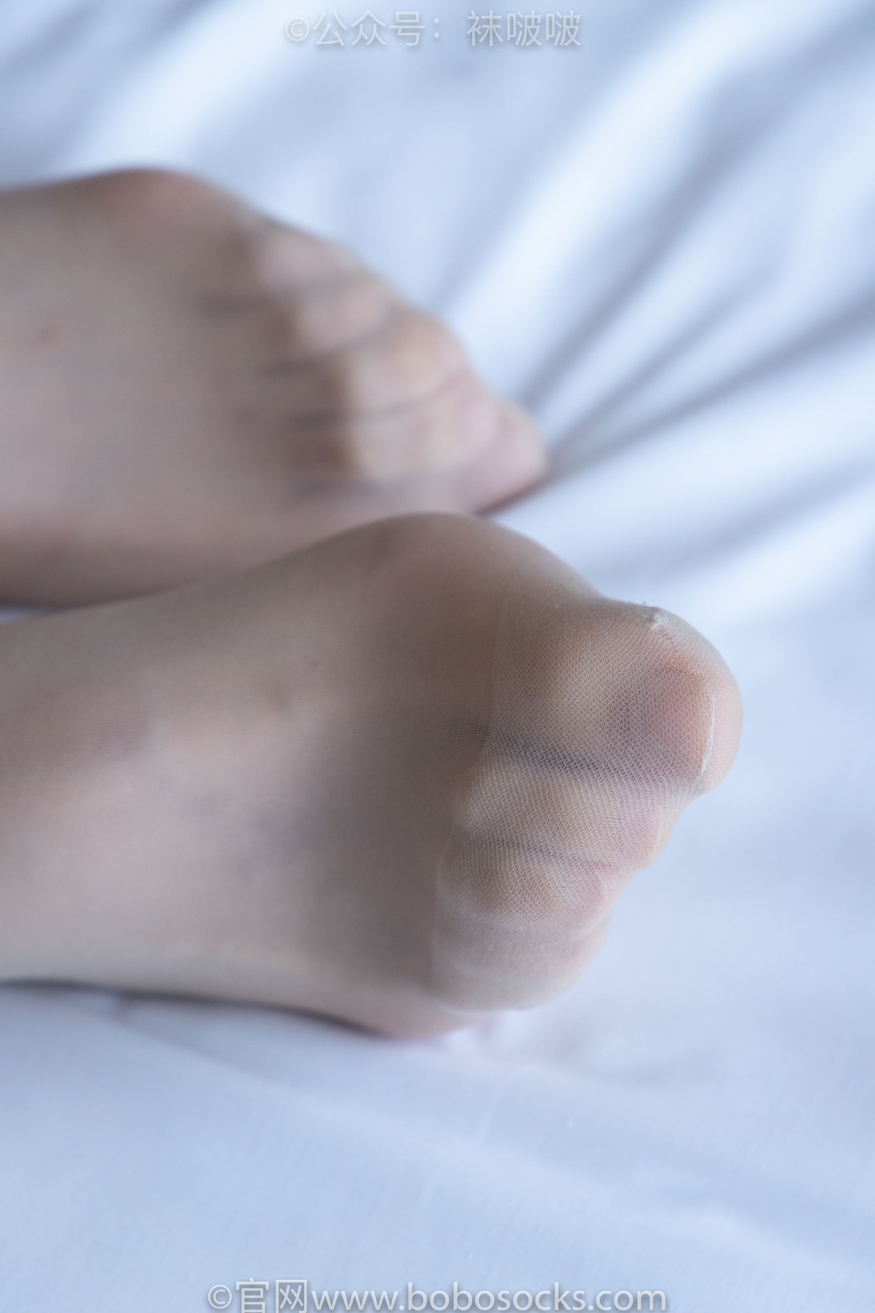 BoBoSocks袜啵啵 No.008 涵涵-帆布鞋、白色短棉袜、肉丝