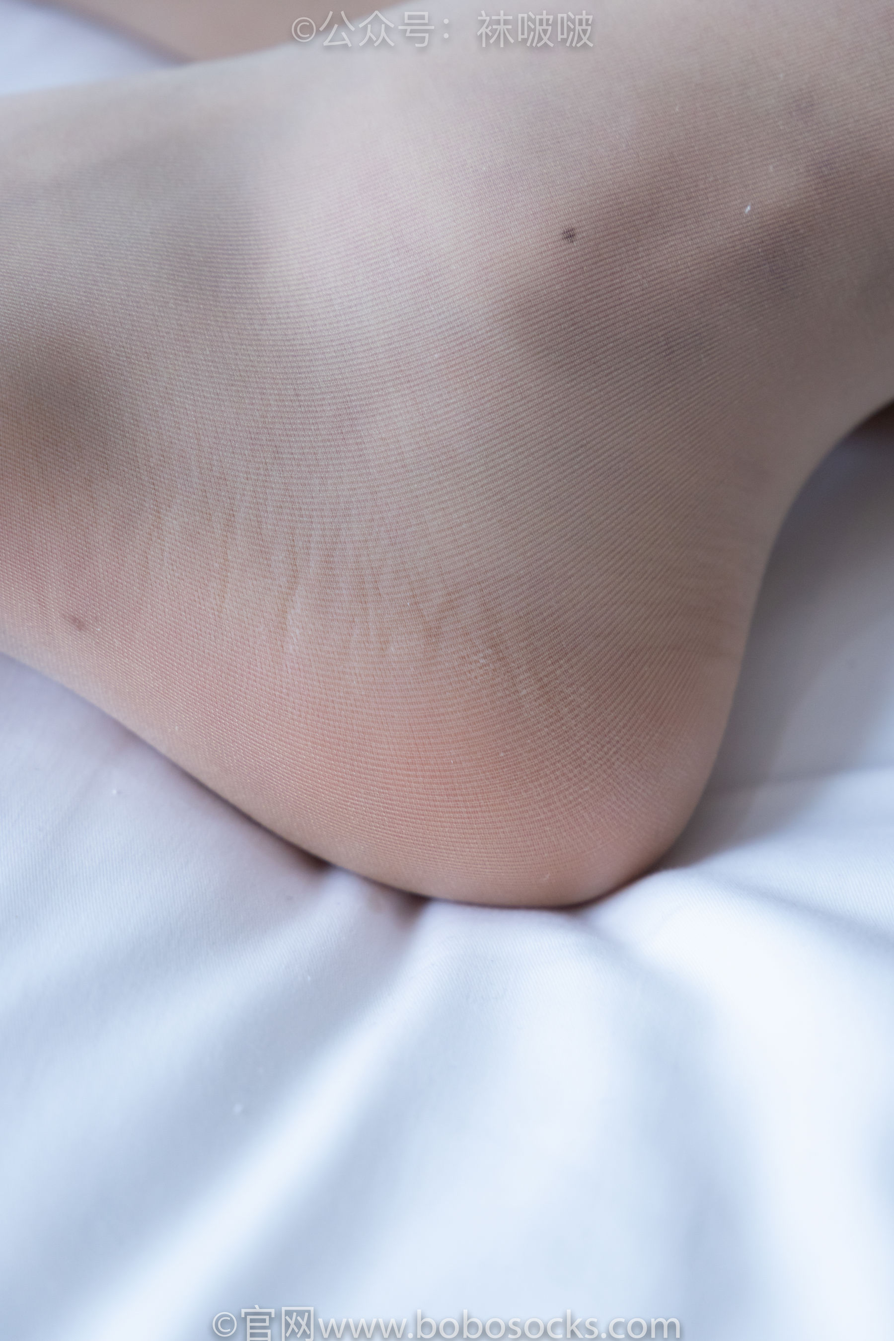 BoBoSocks袜啵啵 No.008 涵涵-帆布鞋、白色短棉袜、肉丝
