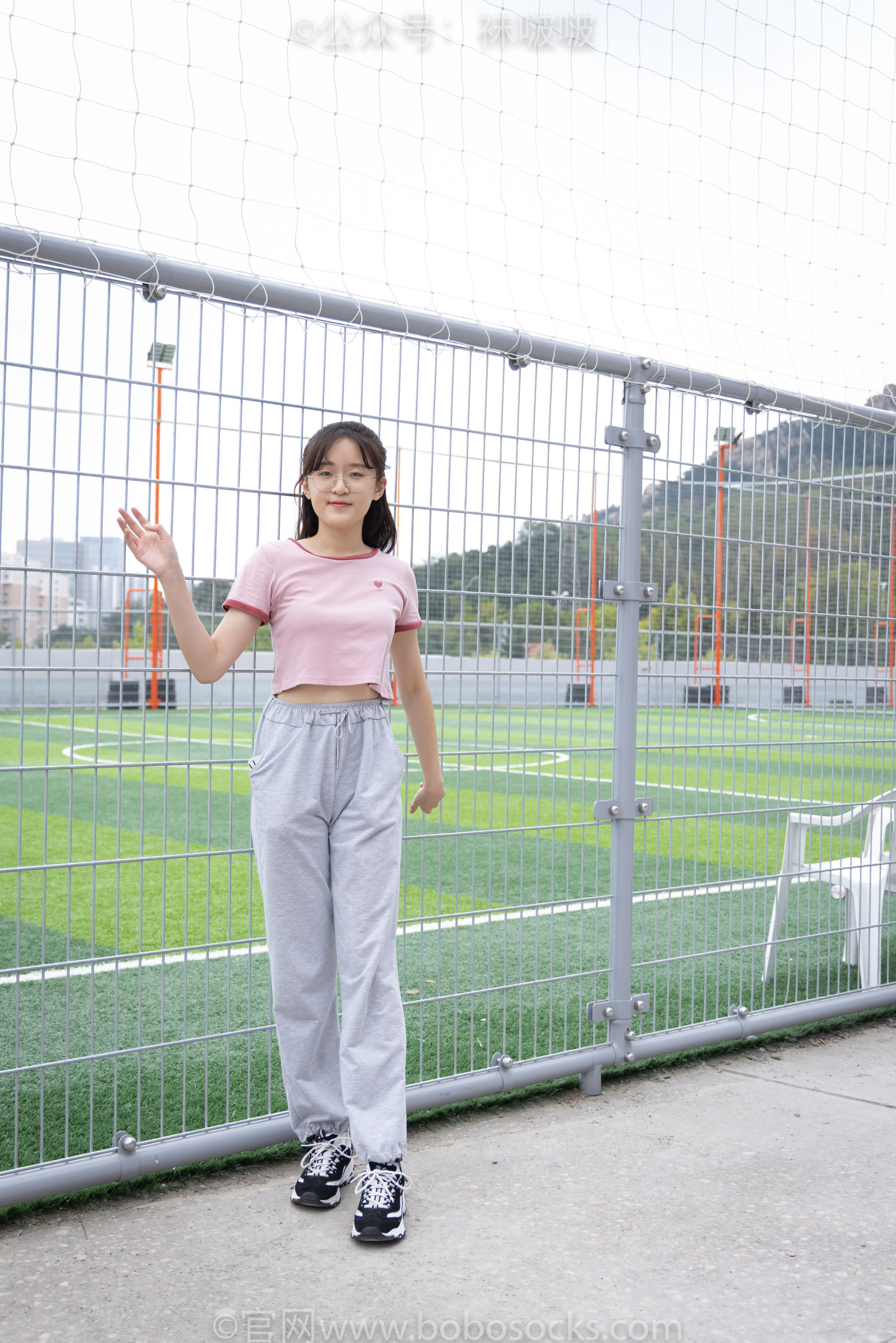 BoBoSocks袜啵啵 No.016 熊熊-斯凯奇运动鞋、棉袜、裸足
