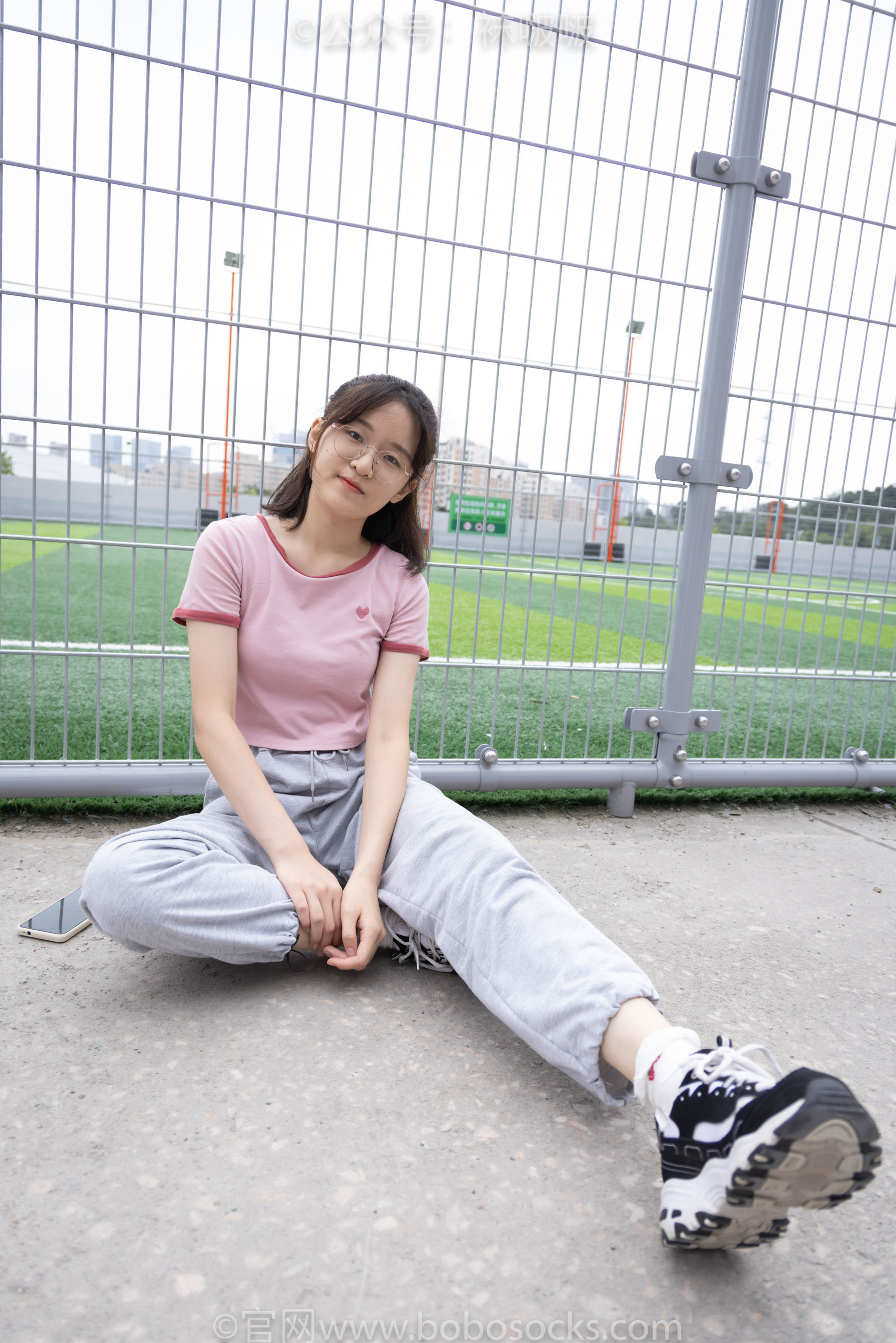BoBoSocks袜啵啵 No.016 熊熊-斯凯奇运动鞋、棉袜、裸足
