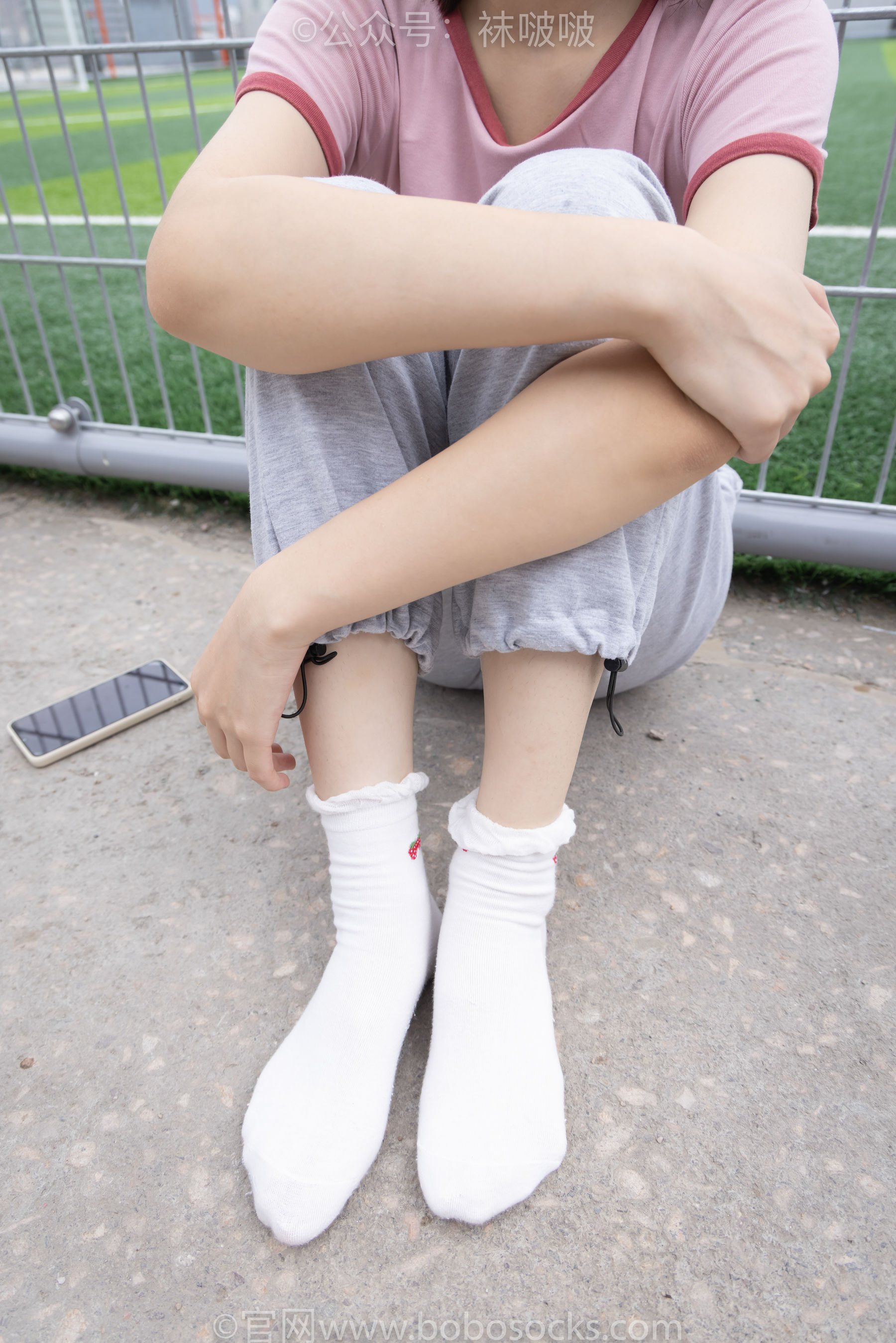 BoBoSocks袜啵啵 No.016 熊熊-斯凯奇运动鞋、棉袜、裸足