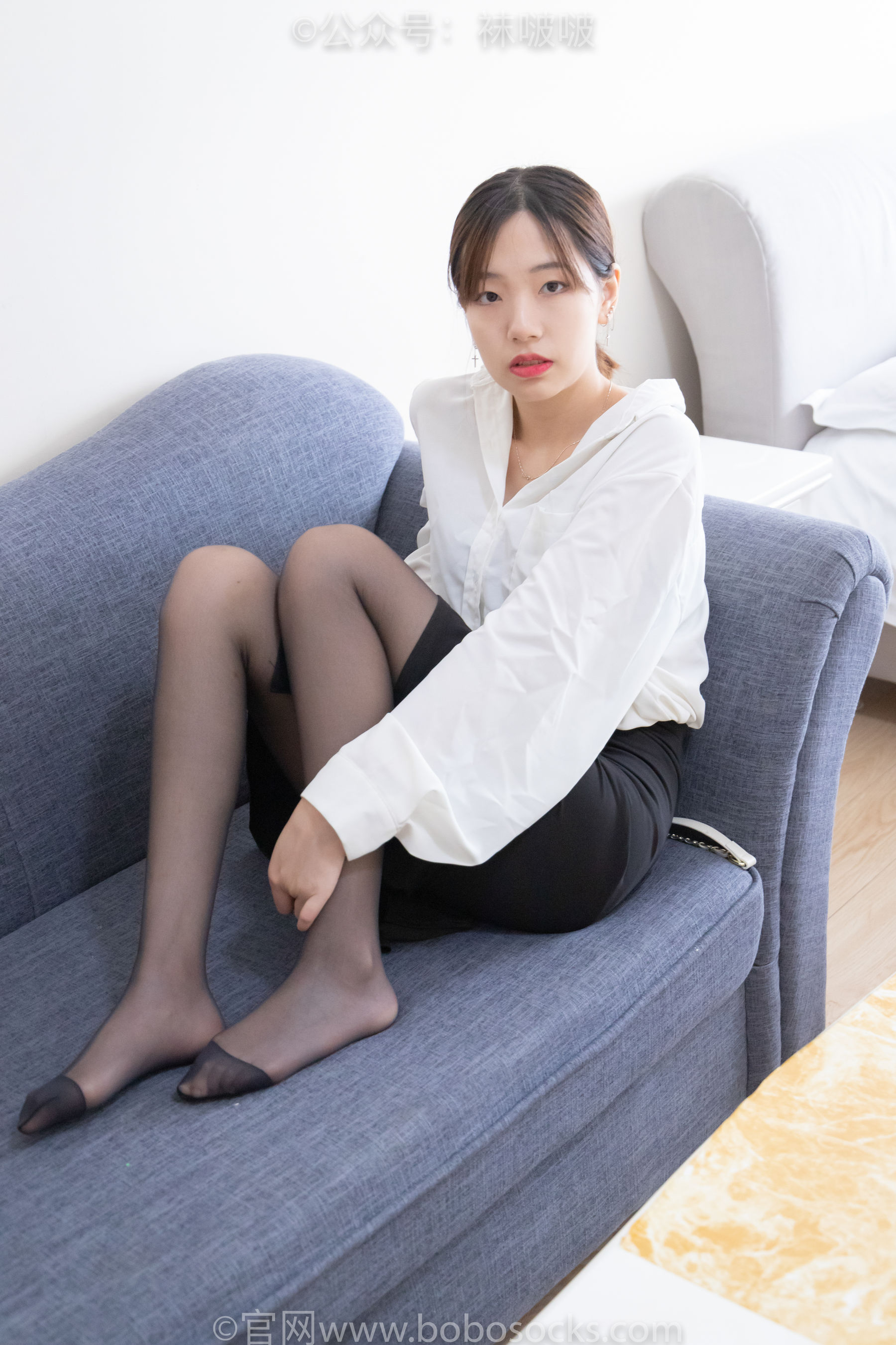 BoBoSocks袜啵啵 No.017 小甜豆-OL制服、高跟鞋、黑丝