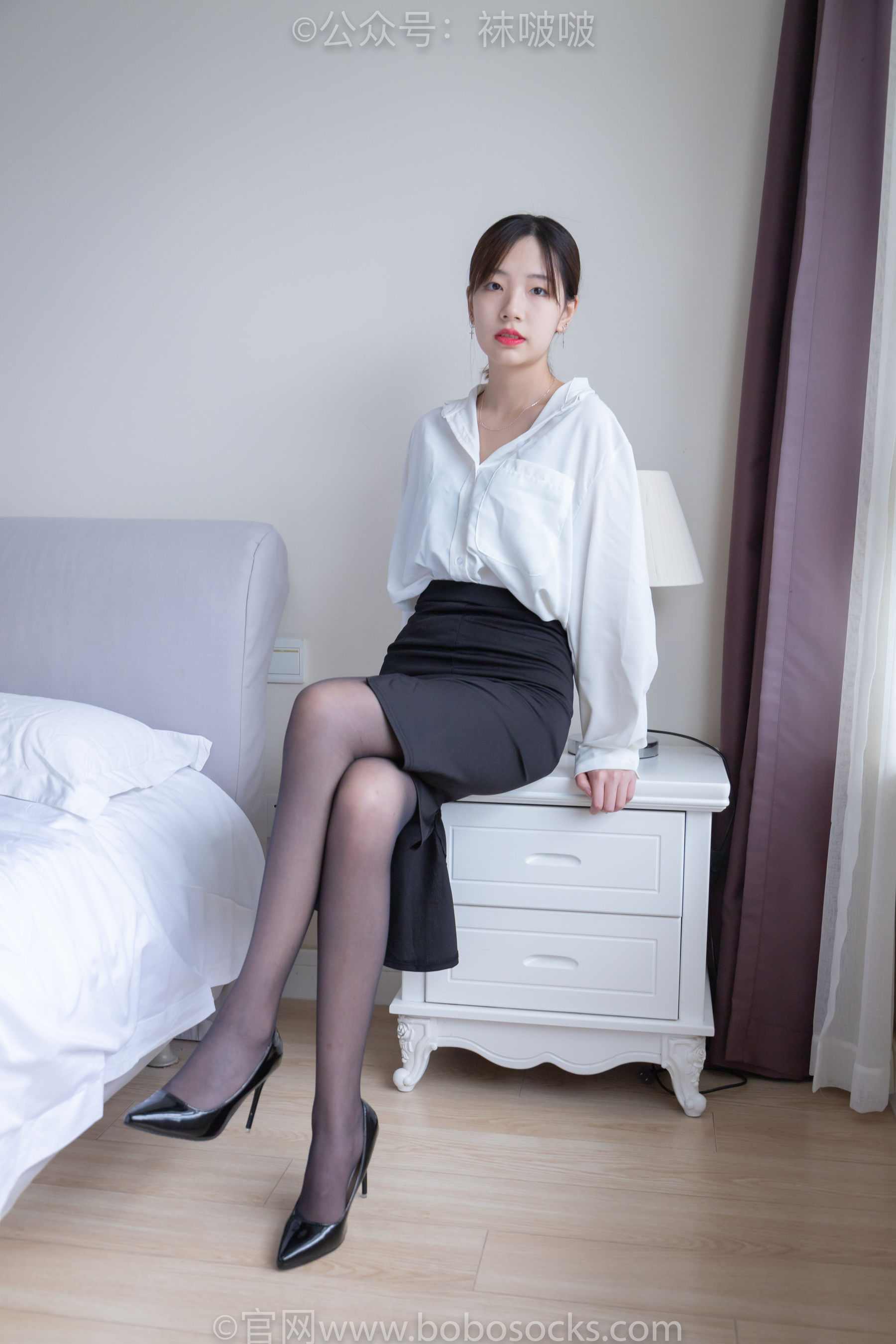 BoBoSocks袜啵啵 No.017 小甜豆-OL制服、高跟鞋、黑丝