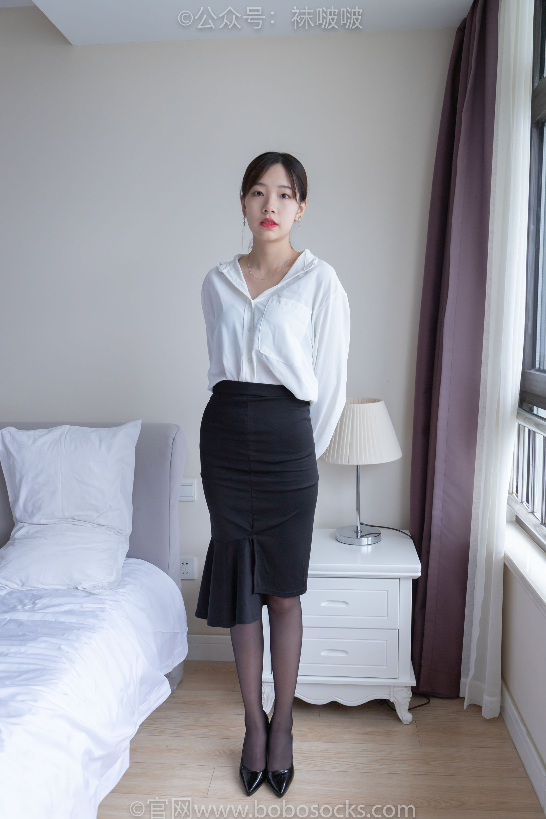 BoBoSocks袜啵啵 No.017 小甜豆-OL制服、高跟鞋、黑丝