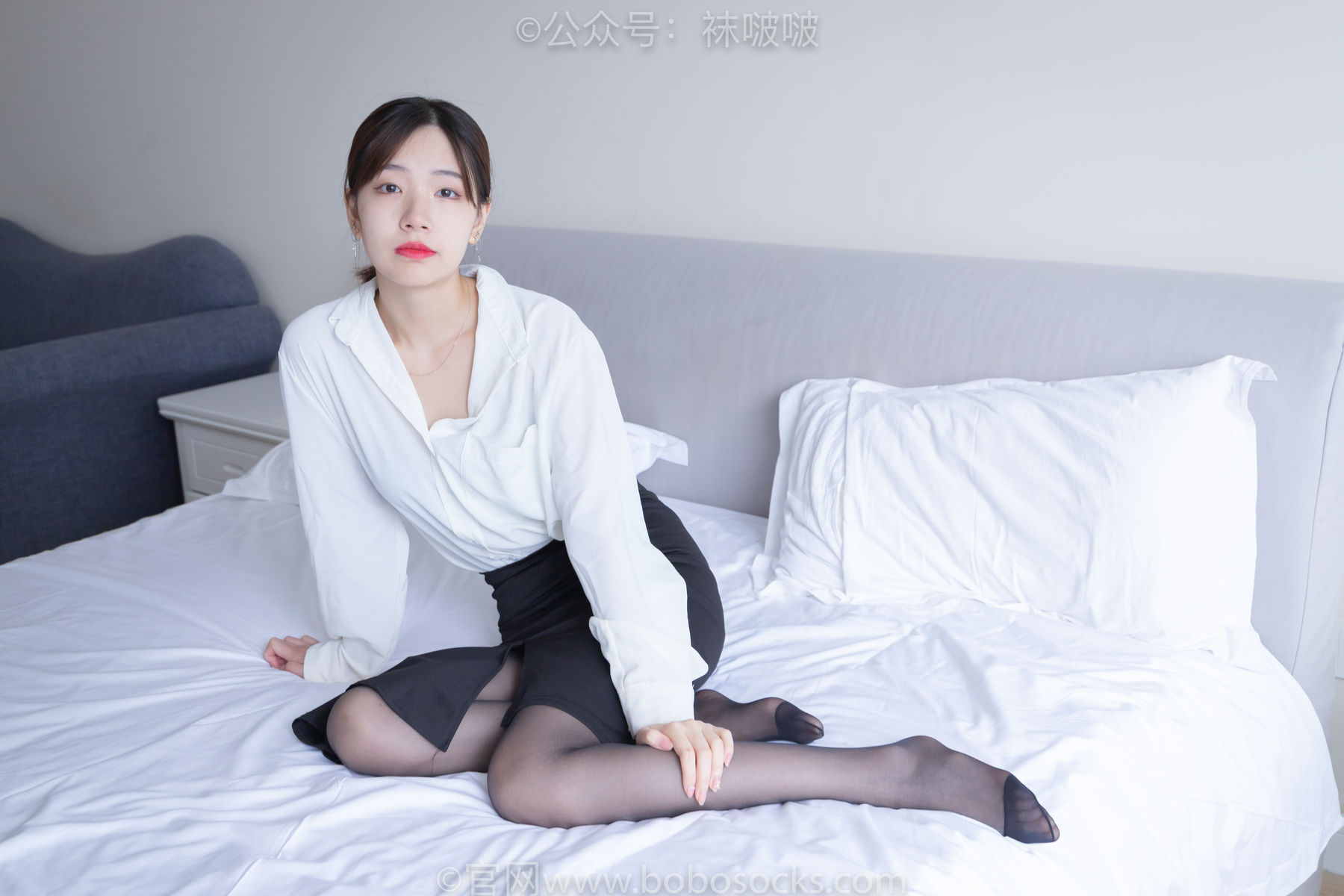 BoBoSocks袜啵啵 No.017 小甜豆-OL制服、高跟鞋、黑丝