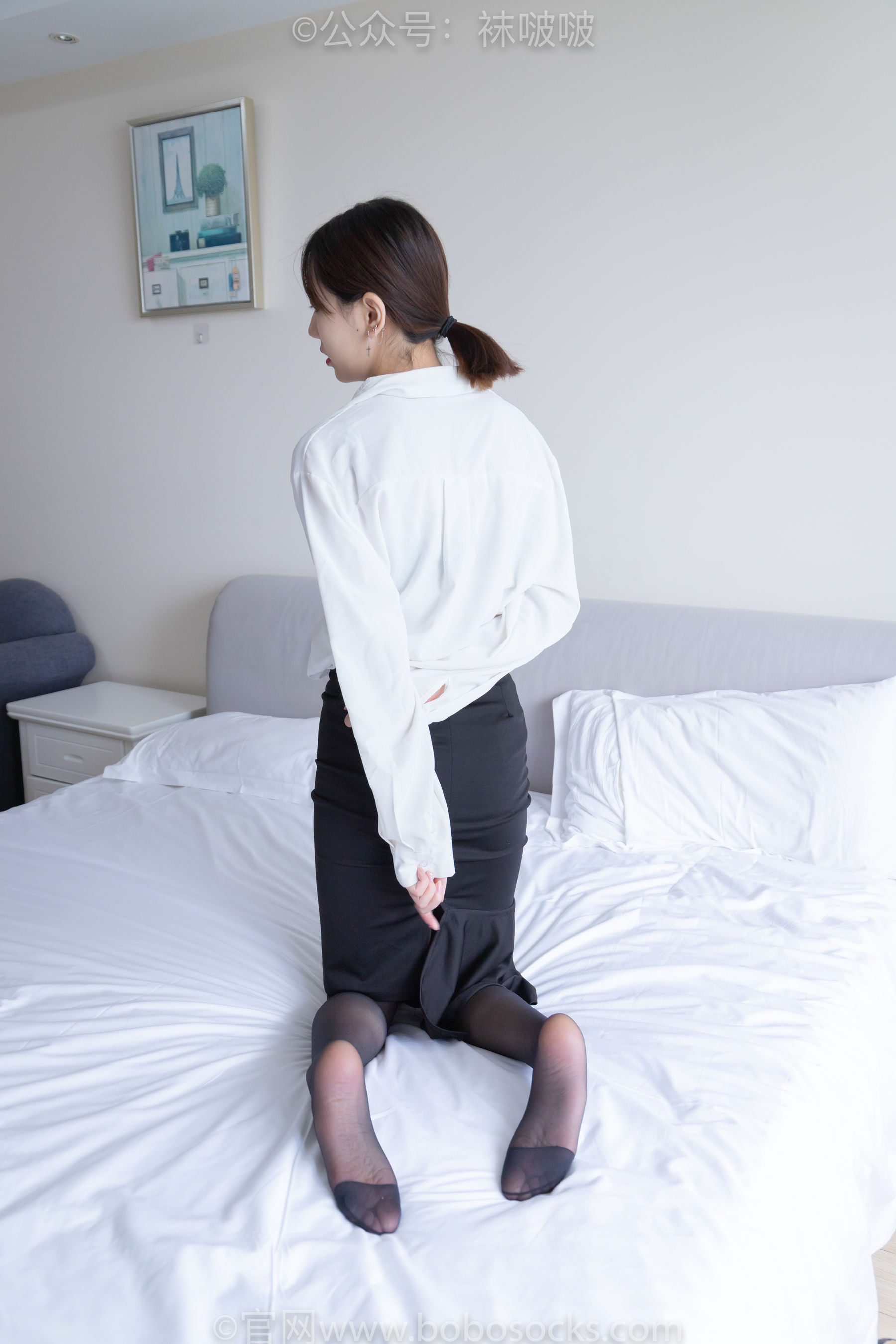 BoBoSocks袜啵啵 No.017 小甜豆-OL制服、高跟鞋、黑丝