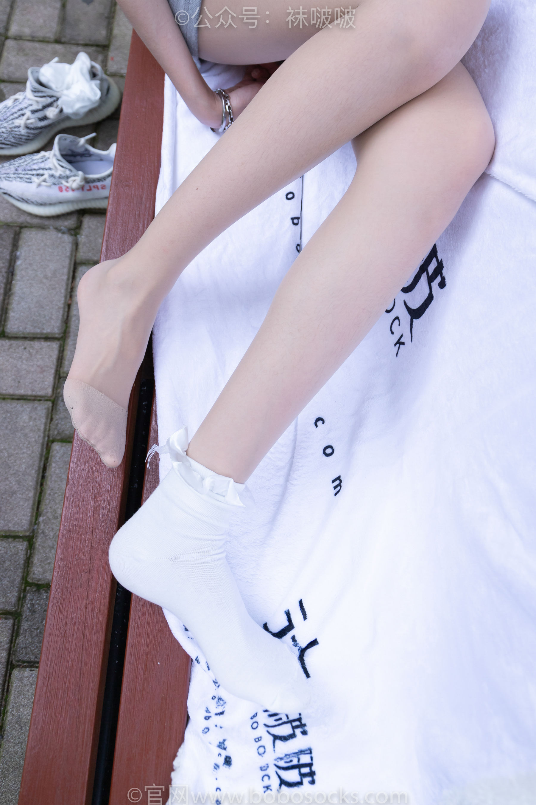 BoBoSocks袜啵啵 No.019 稚予-椰子、白棉袜、肉丝