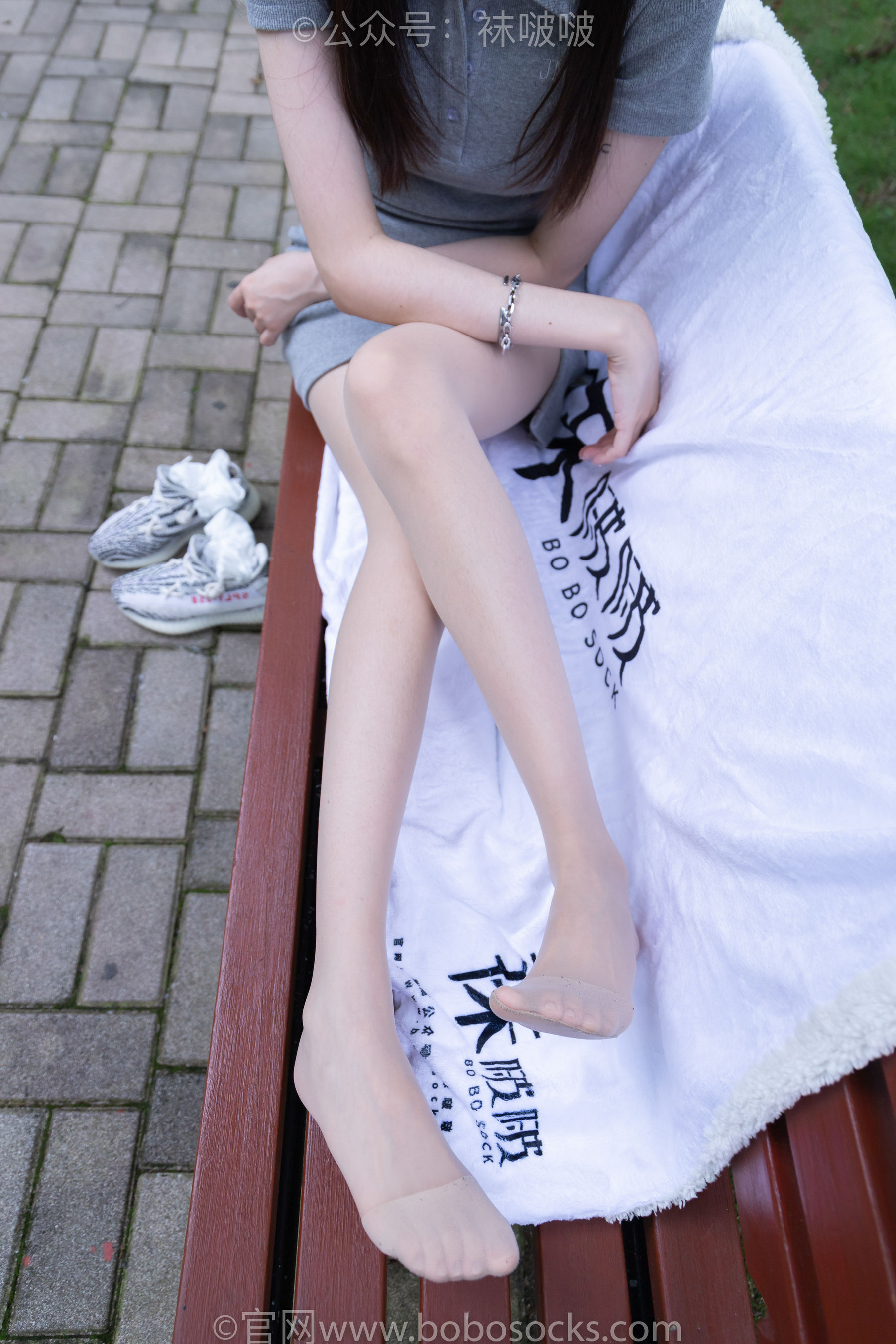 BoBoSocks袜啵啵 No.019 稚予-椰子、白棉袜、肉丝
