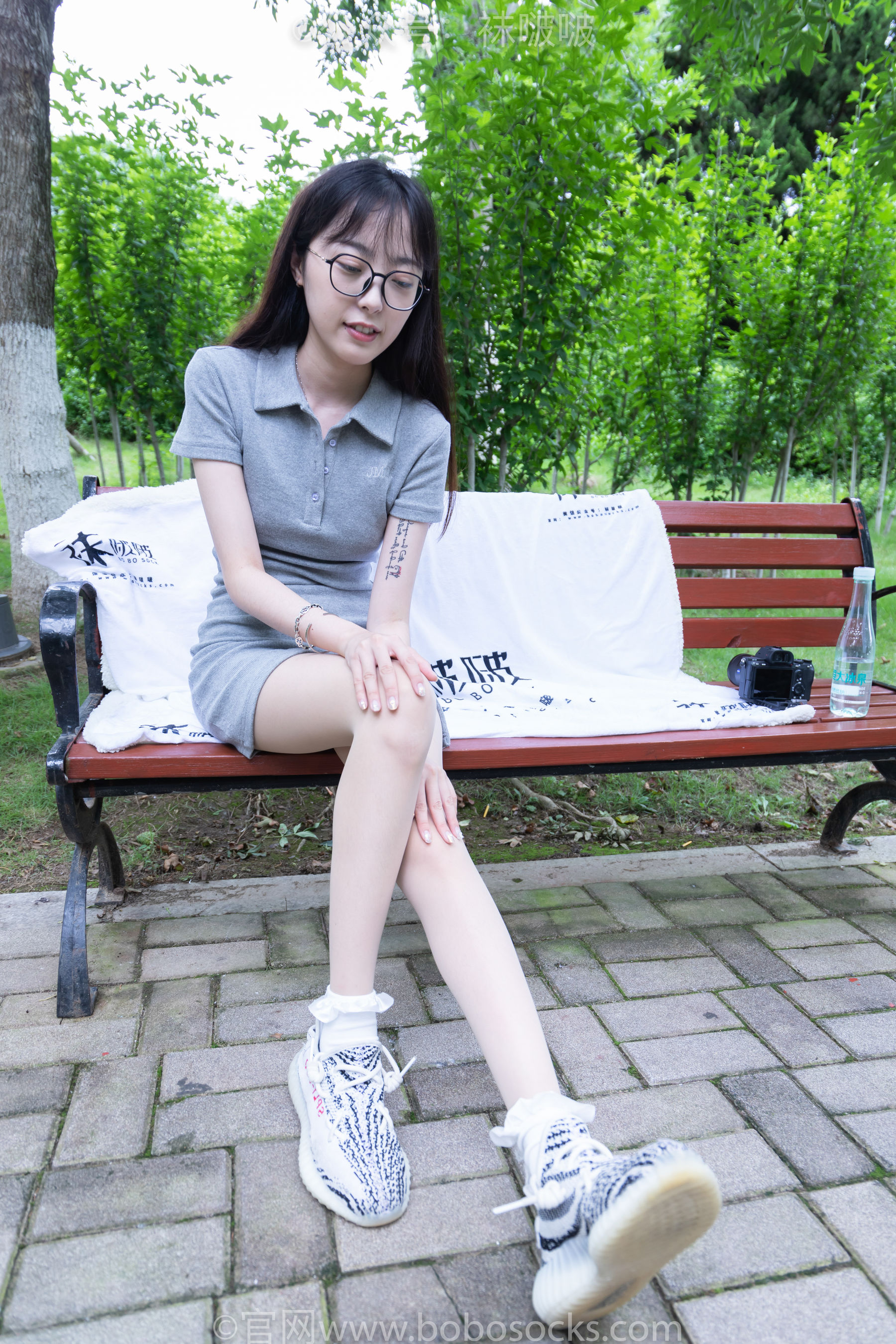 BoBoSocks袜啵啵 No.019 稚予-椰子、白棉袜、肉丝