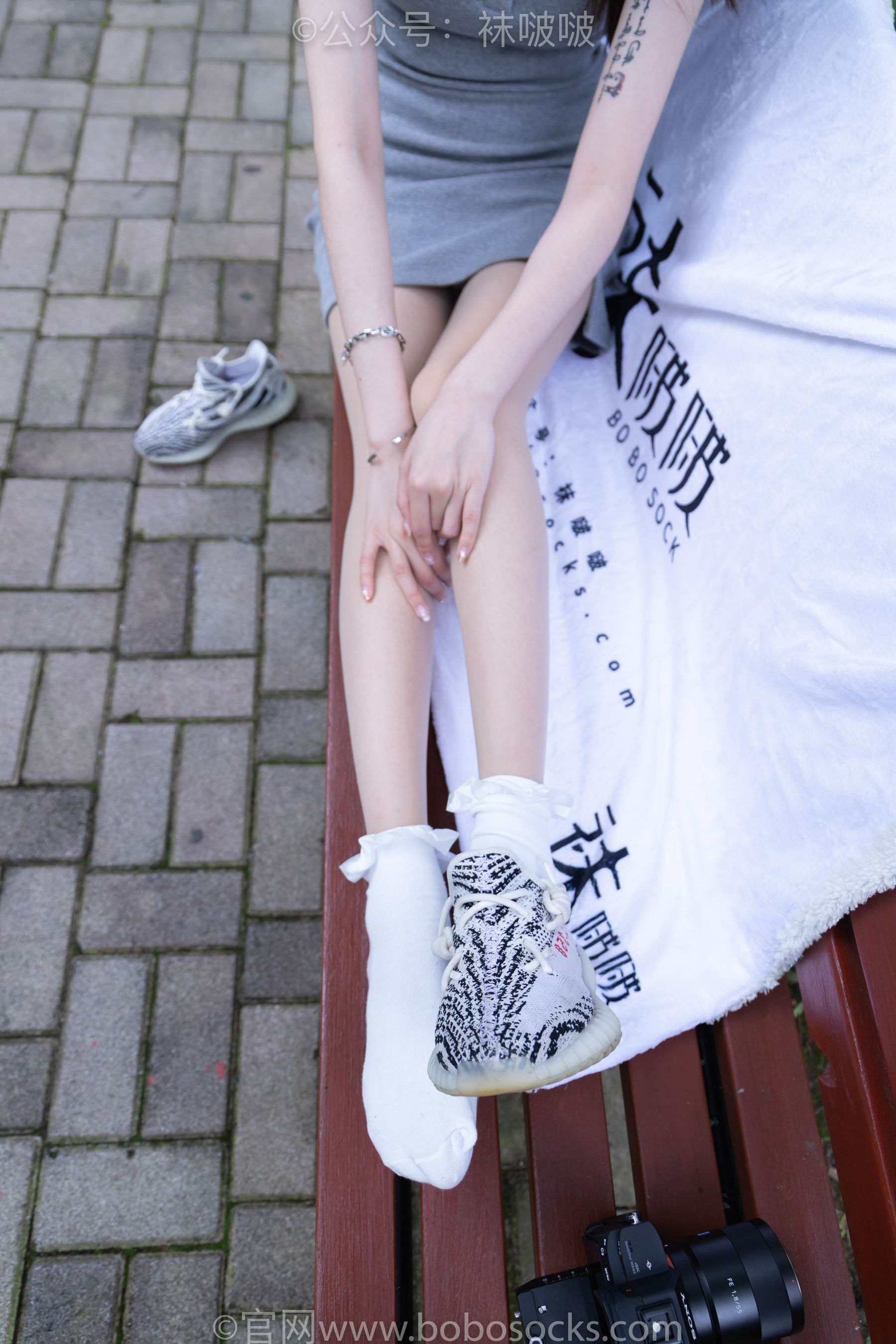 BoBoSocks袜啵啵 No.019 稚予-椰子、白棉袜、肉丝