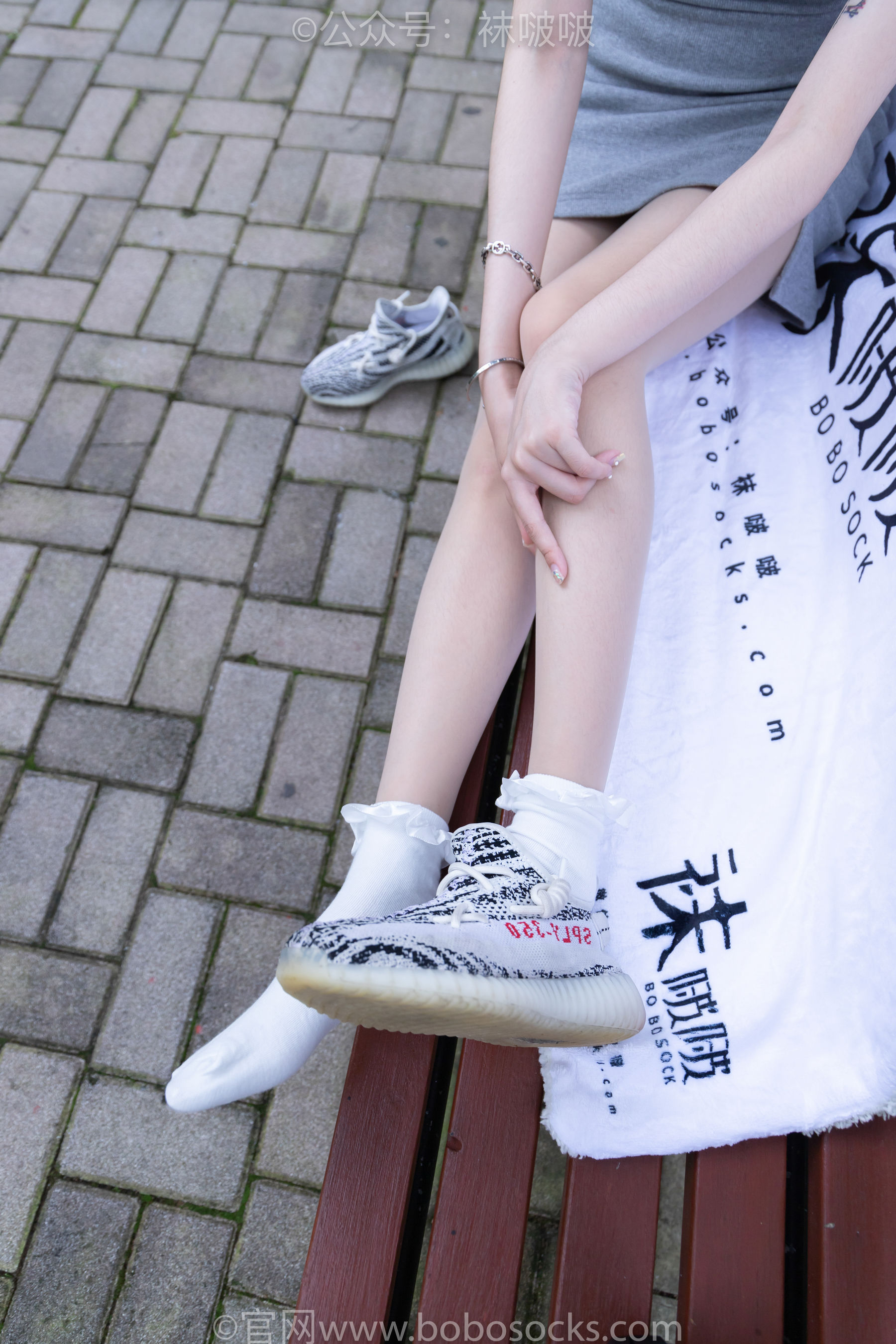 BoBoSocks袜啵啵 No.019 稚予-椰子、白棉袜、肉丝