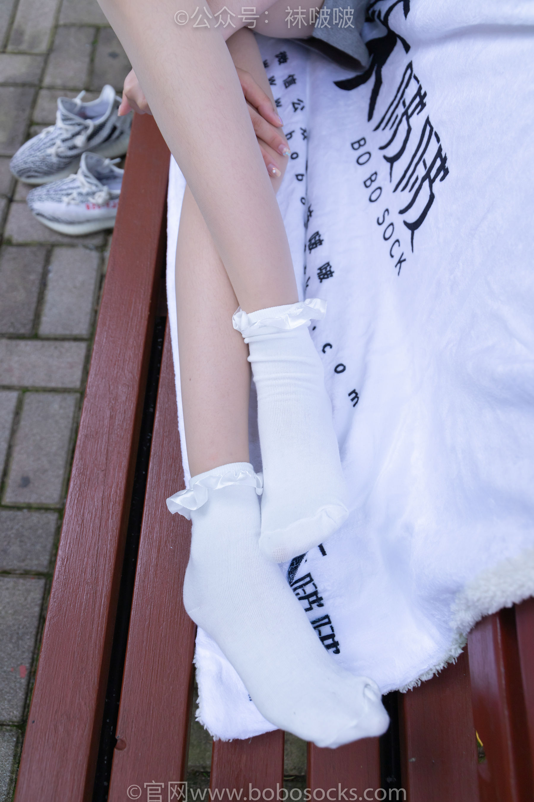 BoBoSocks袜啵啵 No.019 稚予-椰子、白棉袜、肉丝