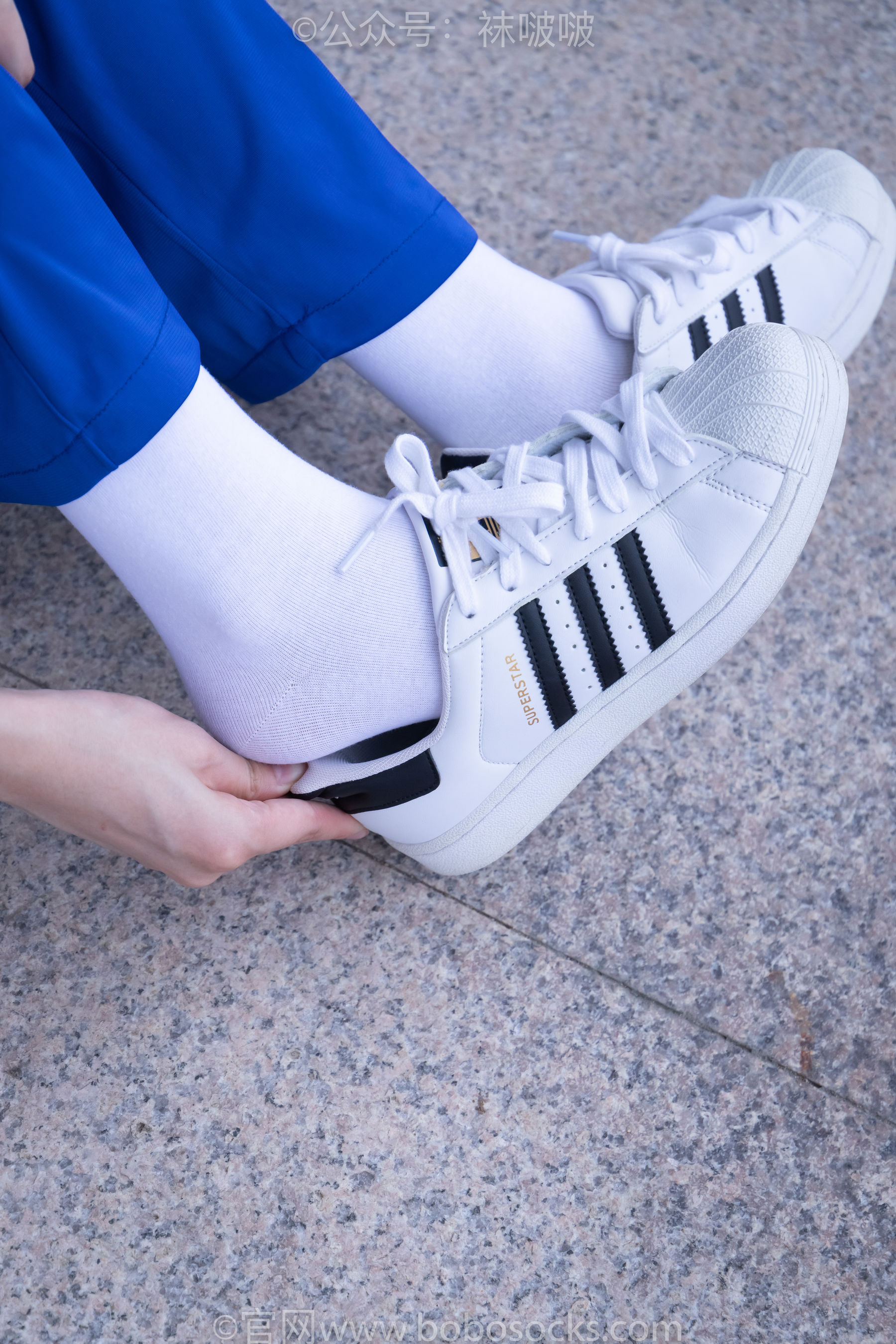 BoBoSocks袜啵啵 No.022 小甜豆-校服、贝壳头、白棉袜、肉丝