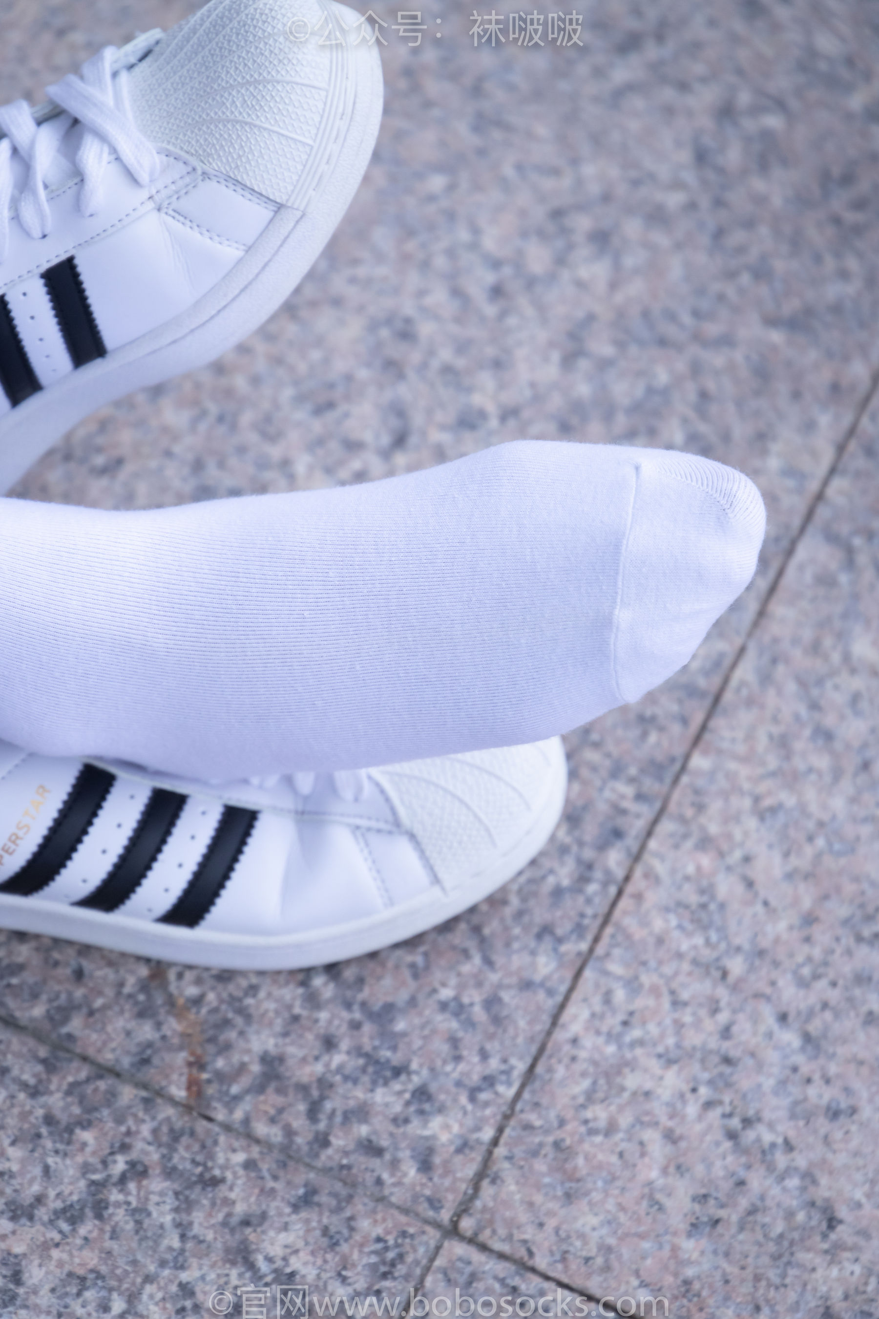BoBoSocks袜啵啵 No.022 小甜豆-校服、贝壳头、白棉袜、肉丝