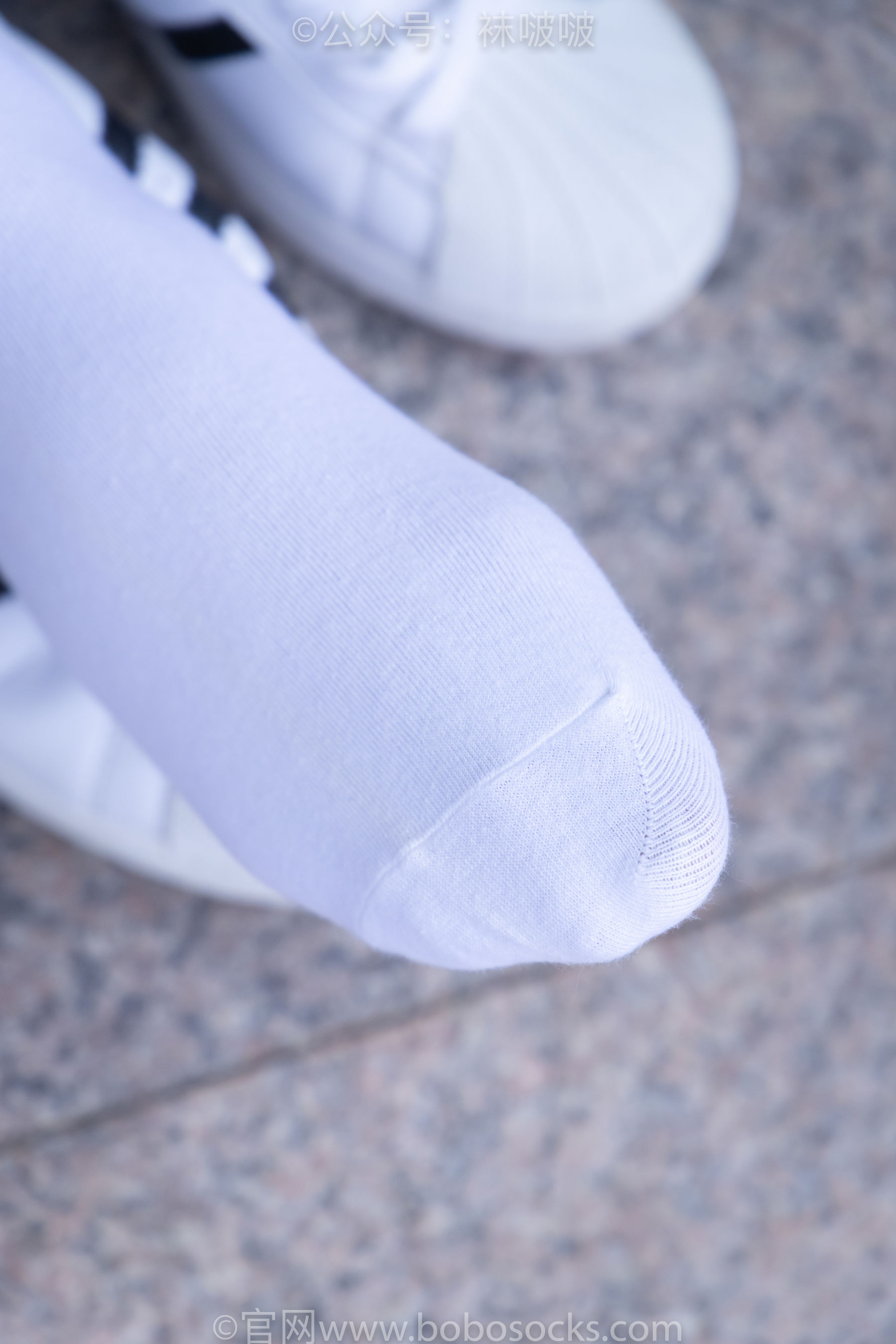 BoBoSocks袜啵啵 No.022 小甜豆-校服、贝壳头、白棉袜、肉丝