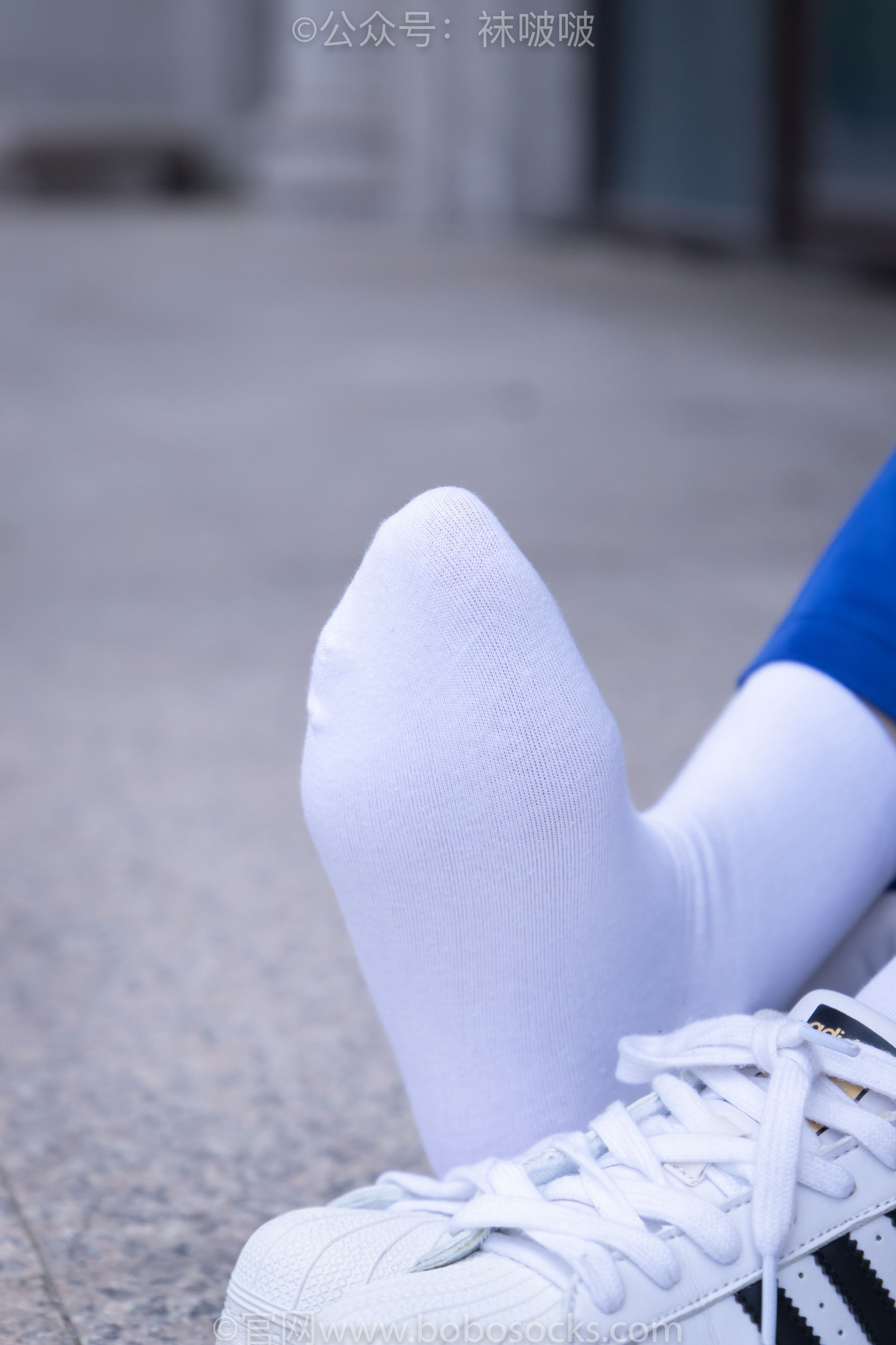 BoBoSocks袜啵啵 No.022 小甜豆-校服、贝壳头、白棉袜、肉丝