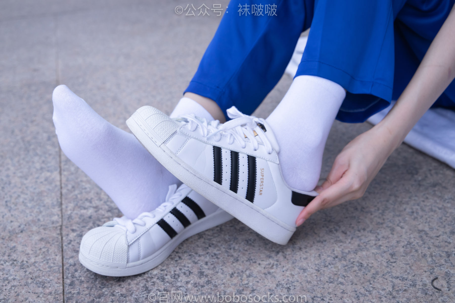 BoBoSocks袜啵啵 No.022 小甜豆-校服、贝壳头、白棉袜、肉丝