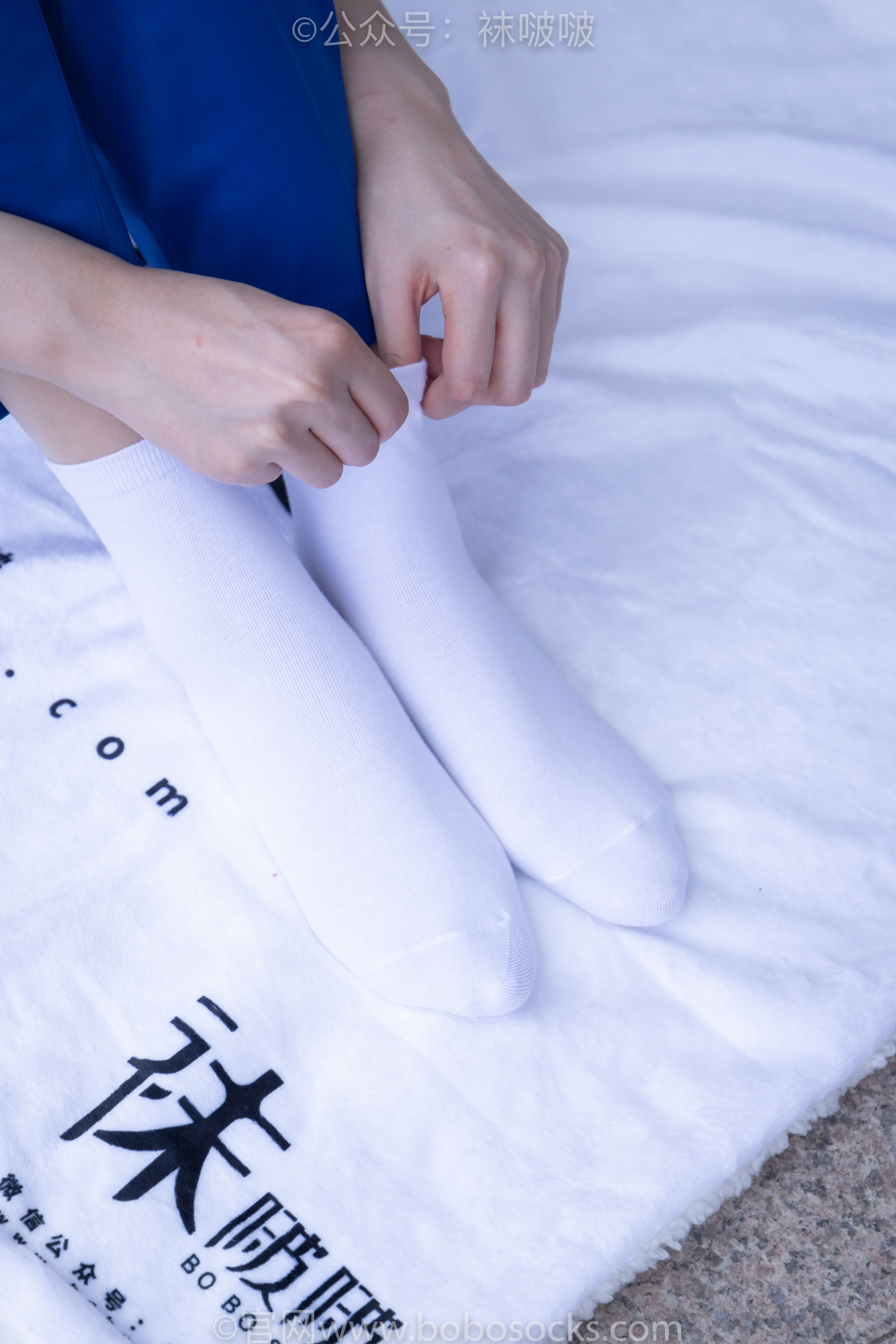 BoBoSocks袜啵啵 No.022 小甜豆-校服、贝壳头、白棉袜、肉丝