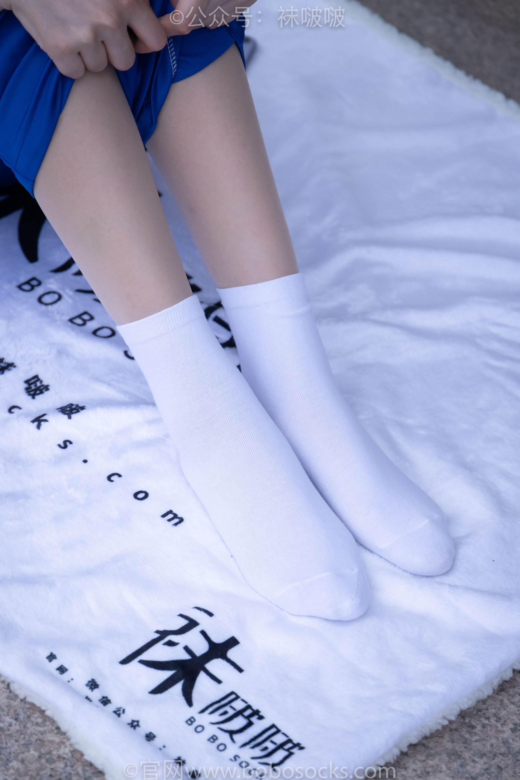 BoBoSocks袜啵啵 No.022 小甜豆-校服、贝壳头、白棉袜、肉丝