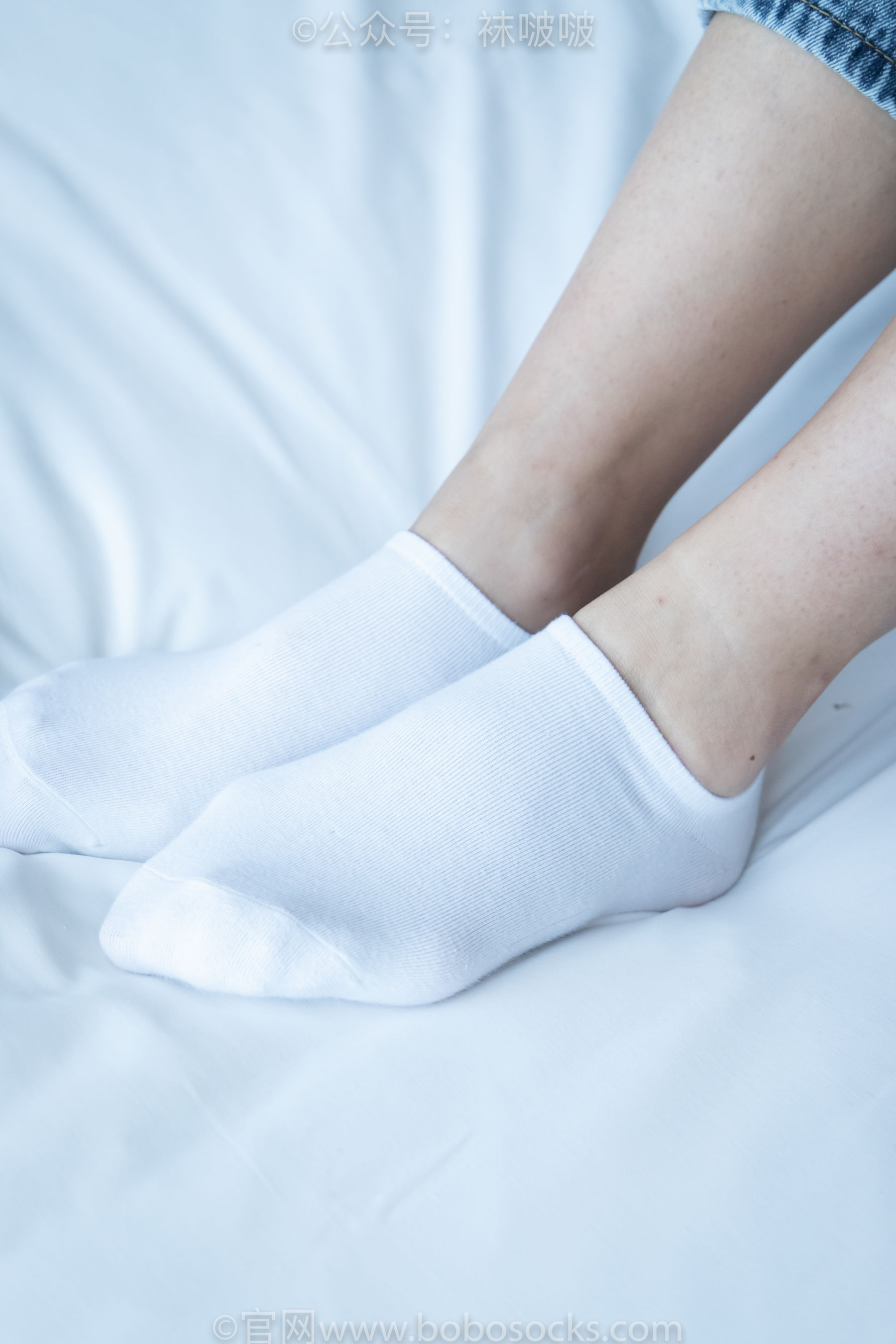 BoBoSocks袜啵啵 No.024 涵涵-板鞋、白棉袜、裸足