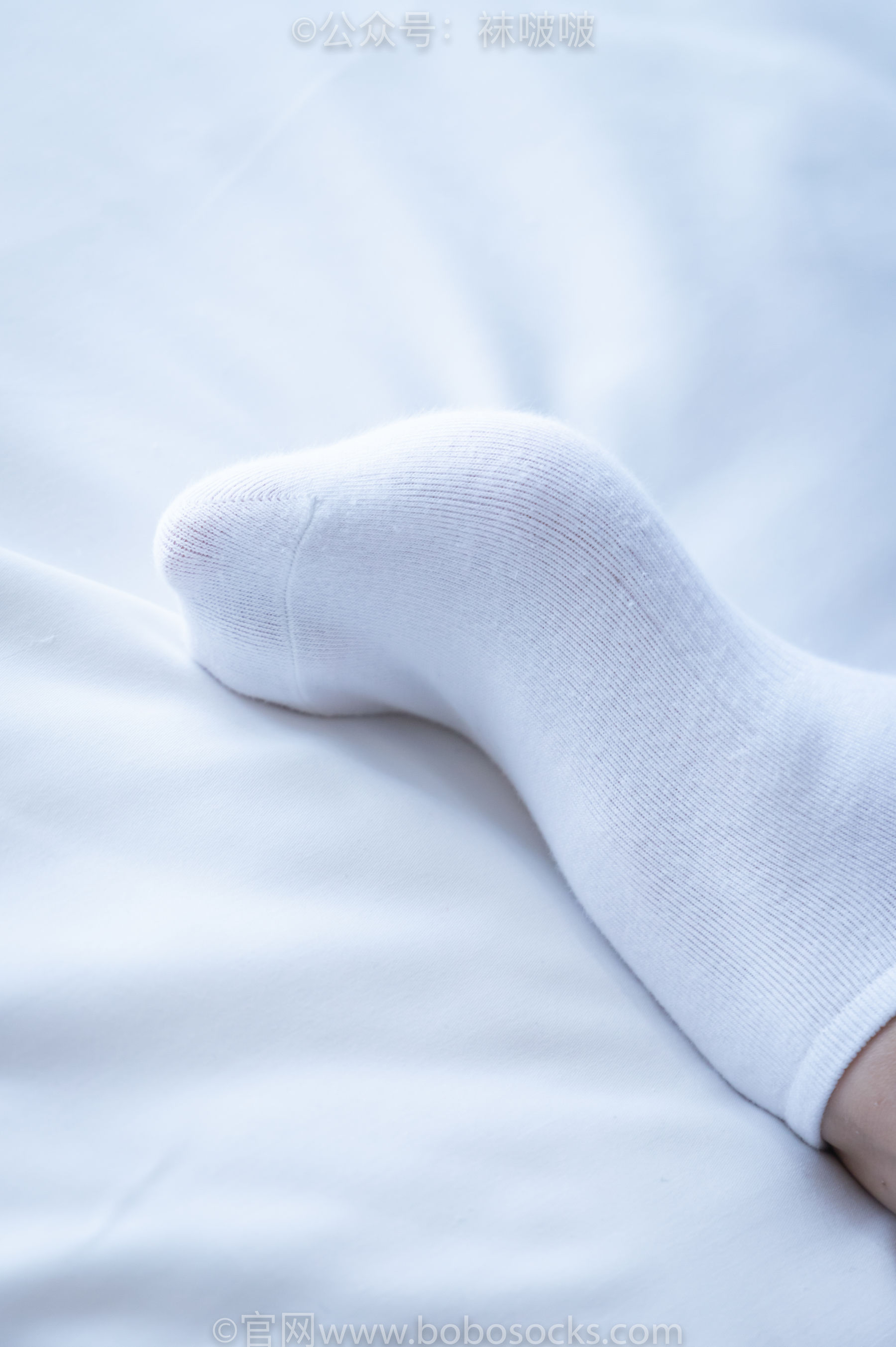 BoBoSocks袜啵啵 No.024 涵涵-板鞋、白棉袜、裸足