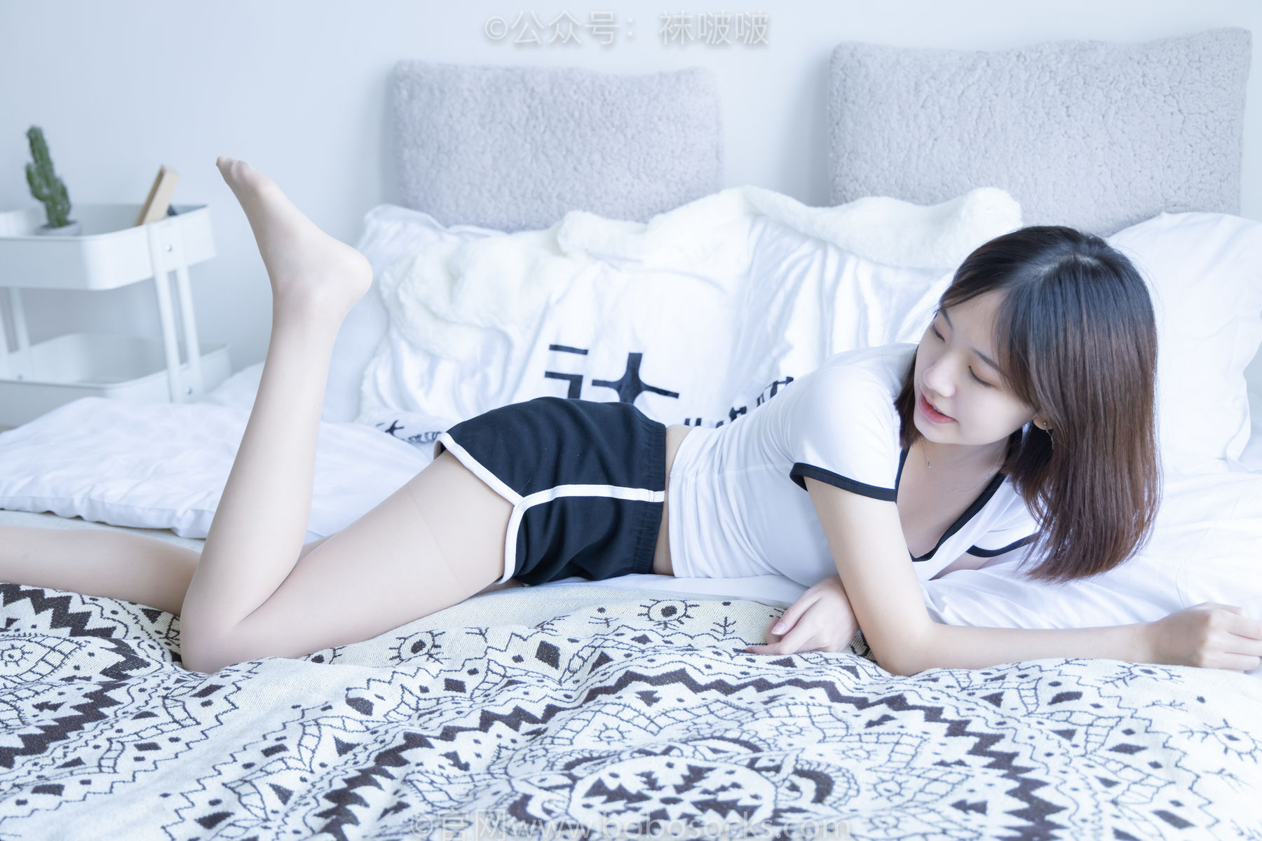 BoBoSocks袜啵啵 No.026 小甜豆-体操服、空军一号、白棉袜、肉丝