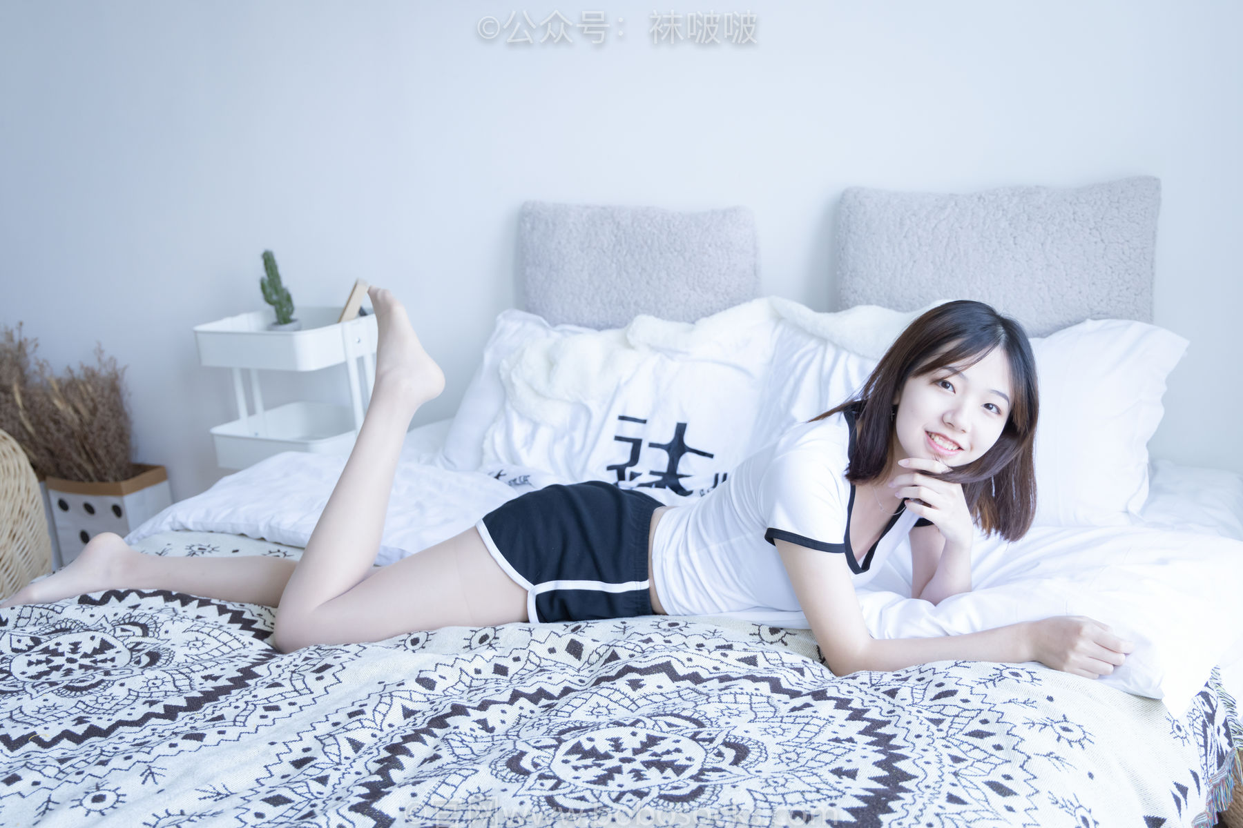 BoBoSocks袜啵啵 No.026 小甜豆-体操服、空军一号、白棉袜、肉丝