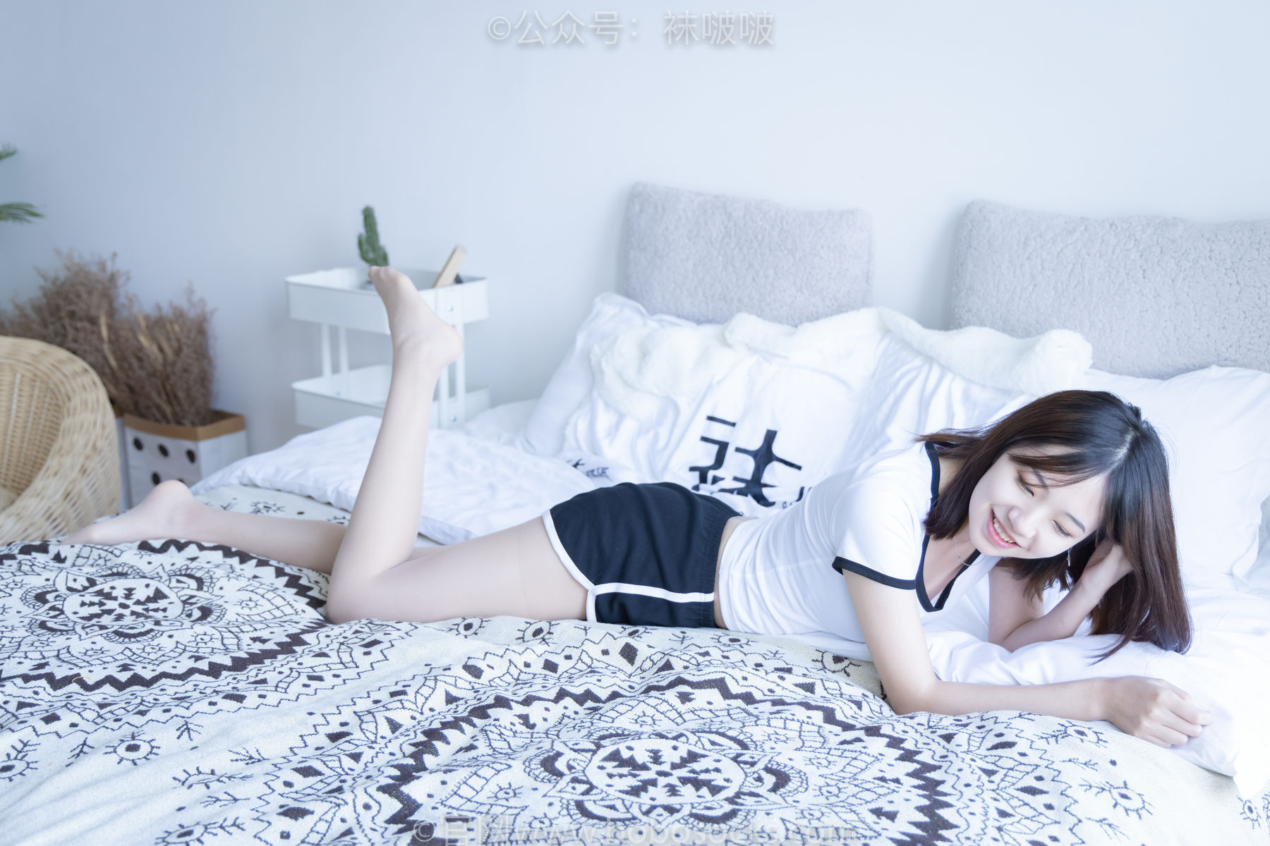BoBoSocks袜啵啵 No.026 小甜豆-体操服、空军一号、白棉袜、肉丝
