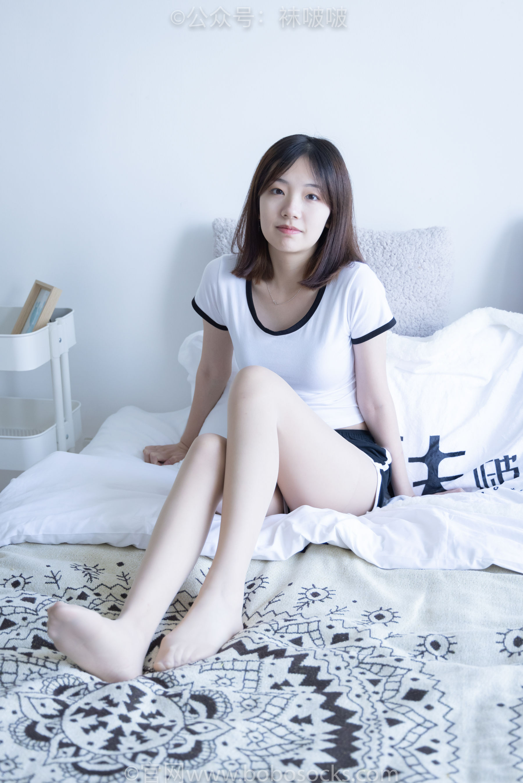 BoBoSocks袜啵啵 No.026 小甜豆-体操服、空军一号、白棉袜、肉丝