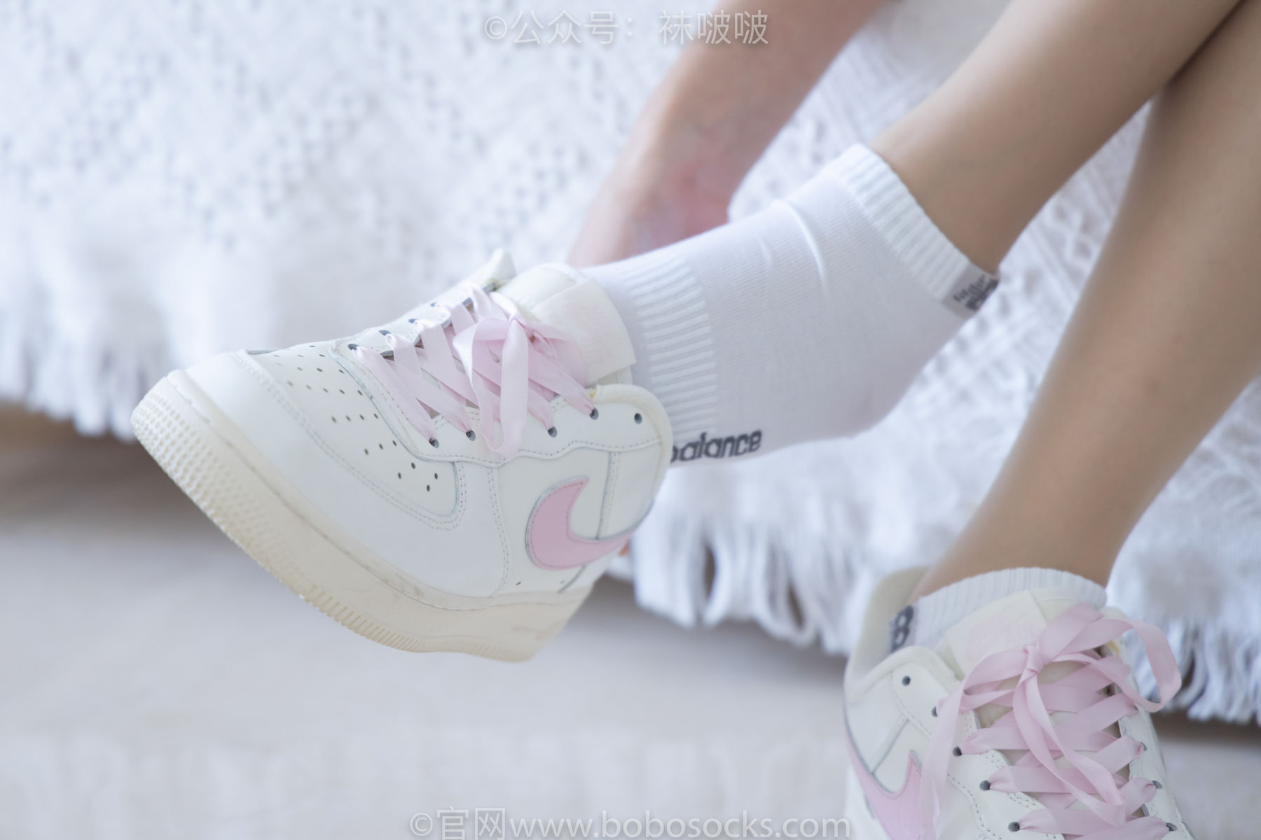 BoBoSocks袜啵啵 No.026 小甜豆-体操服、空军一号、白棉袜、肉丝
