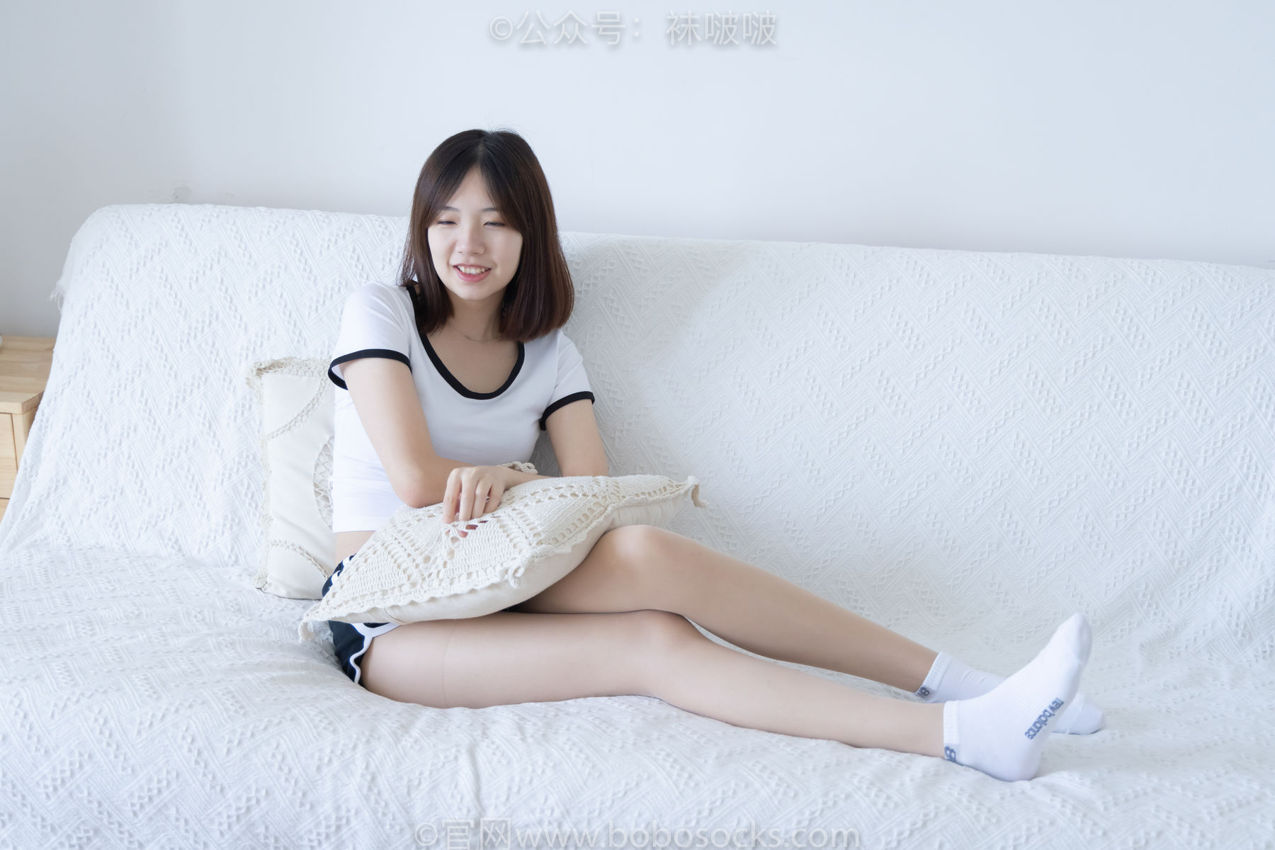 BoBoSocks袜啵啵 No.026 小甜豆-体操服、空军一号、白棉袜、肉丝