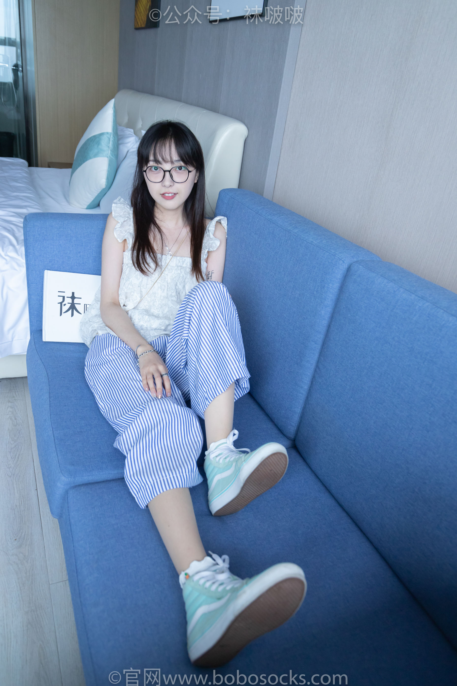 BoBoSocks袜啵啵 No.027 稚予- vans、白色棉袜、肉丝