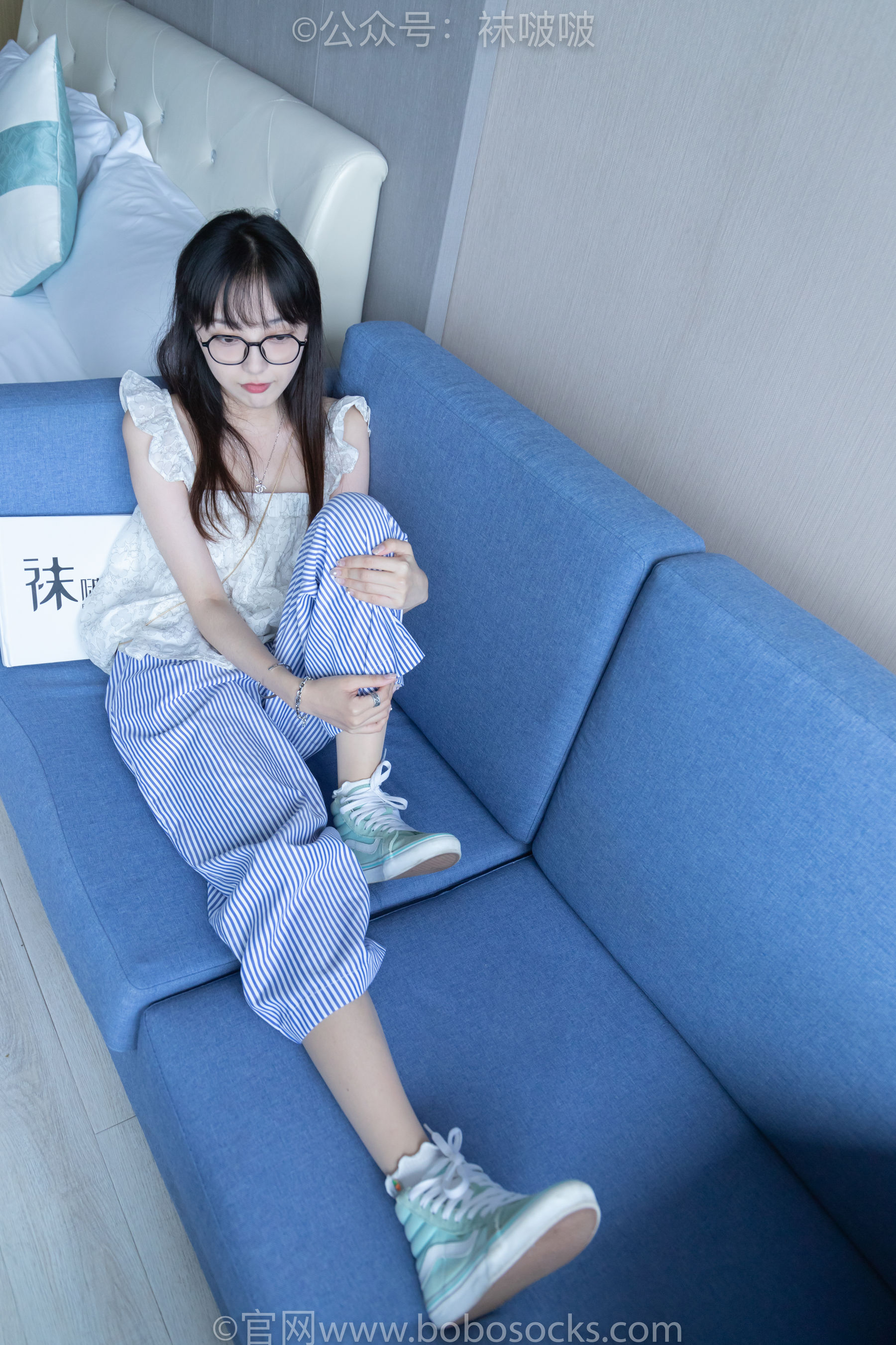 BoBoSocks袜啵啵 No.027 稚予- vans、白色棉袜、肉丝