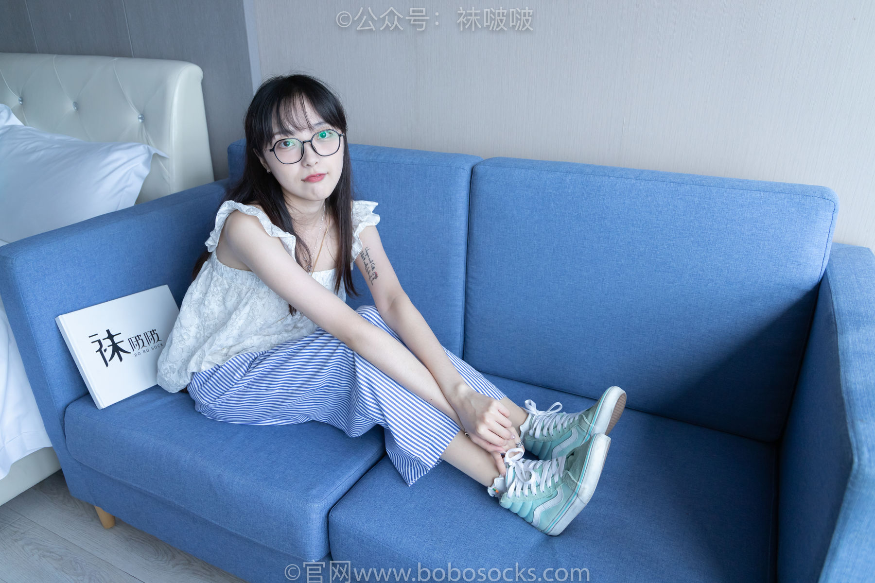 BoBoSocks袜啵啵 No.027 稚予- vans、白色棉袜、肉丝
