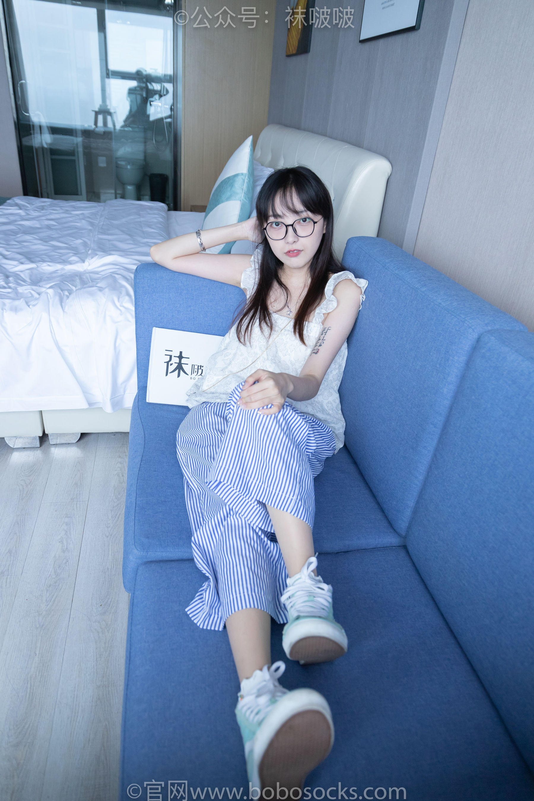 BoBoSocks袜啵啵 No.027 稚予- vans、白色棉袜、肉丝