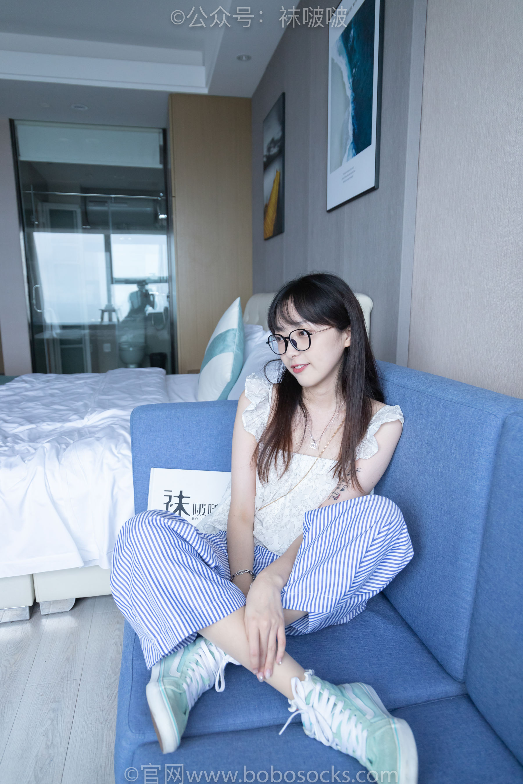 BoBoSocks袜啵啵 No.027 稚予- vans、白色棉袜、肉丝