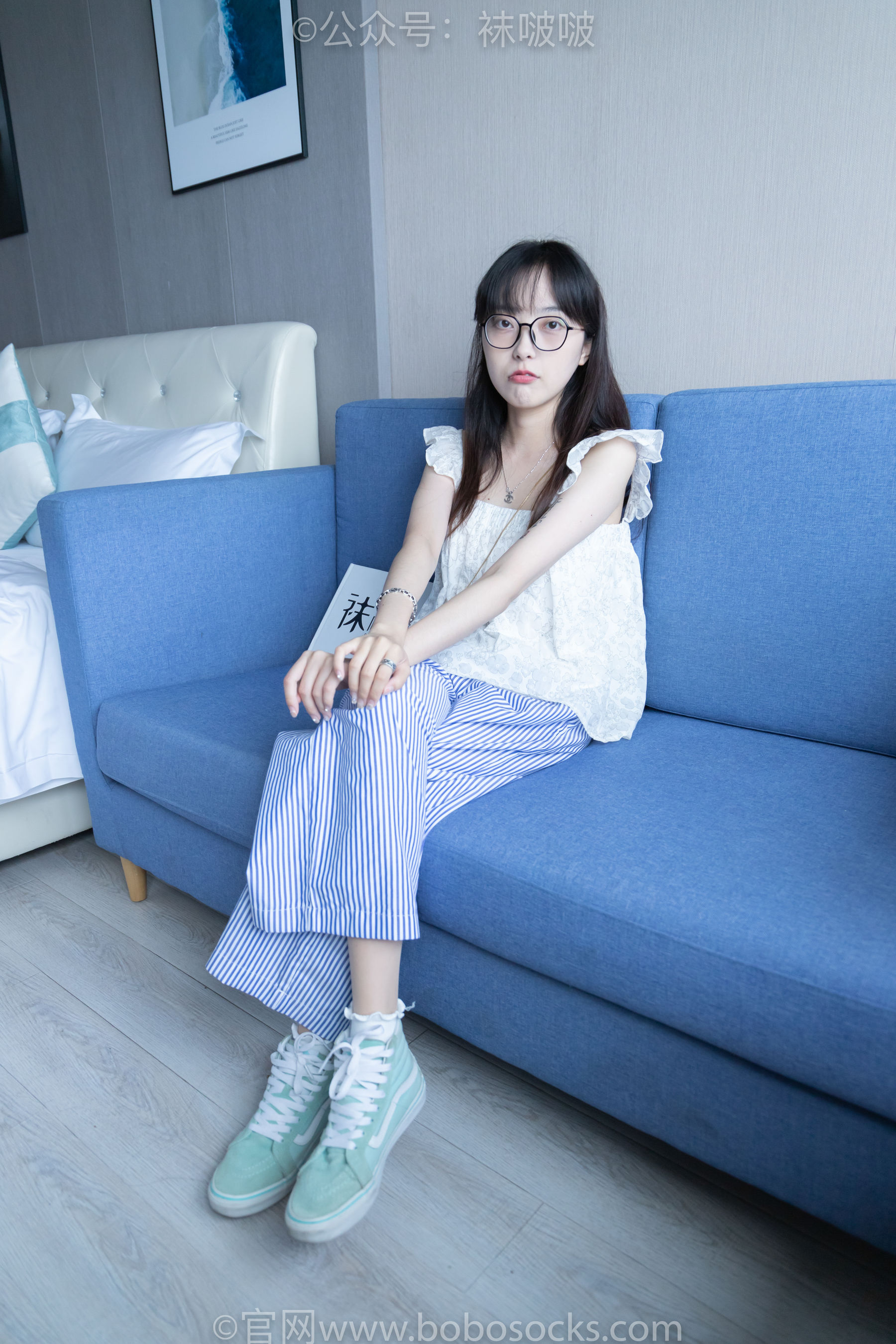 BoBoSocks袜啵啵 No.027 稚予- vans、白色棉袜、肉丝