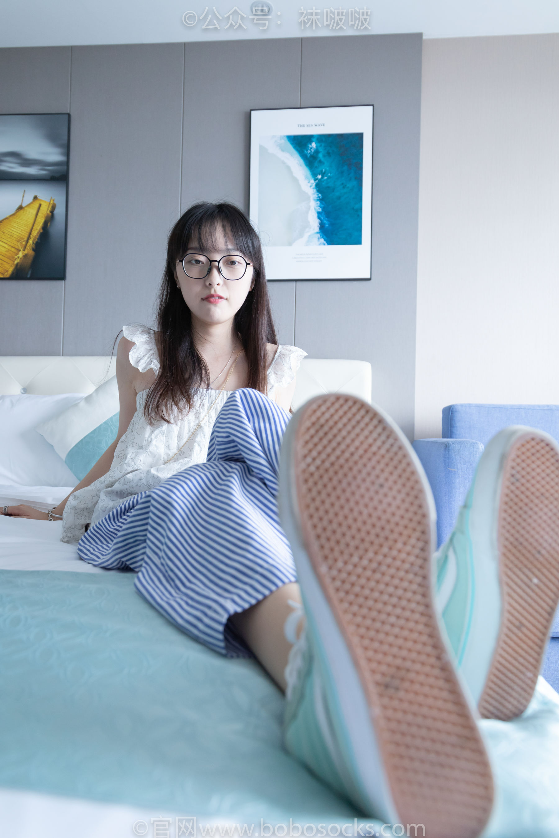 BoBoSocks袜啵啵 No.027 稚予- vans、白色棉袜、肉丝