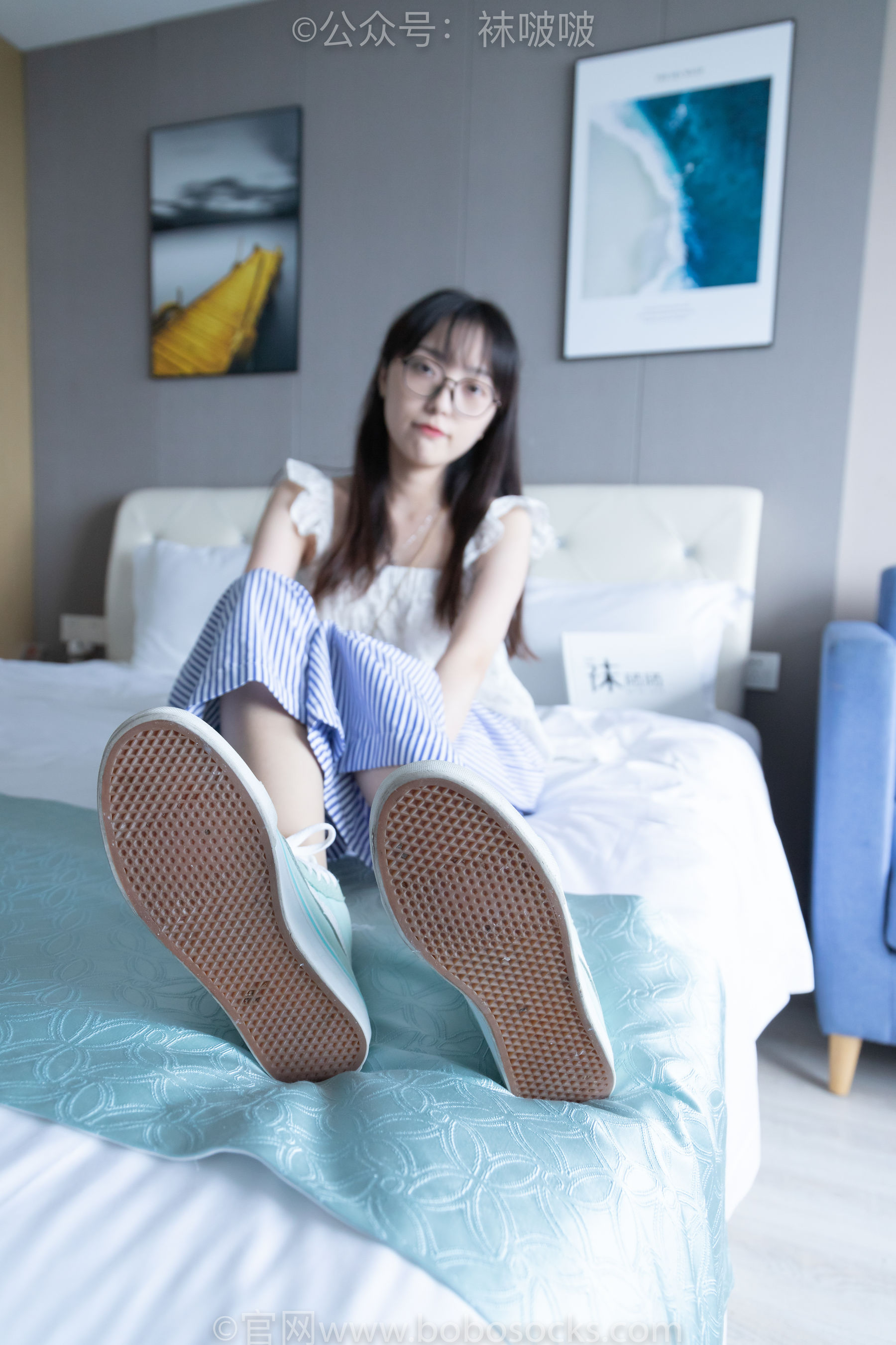 BoBoSocks袜啵啵 No.027 稚予- vans、白色棉袜、肉丝