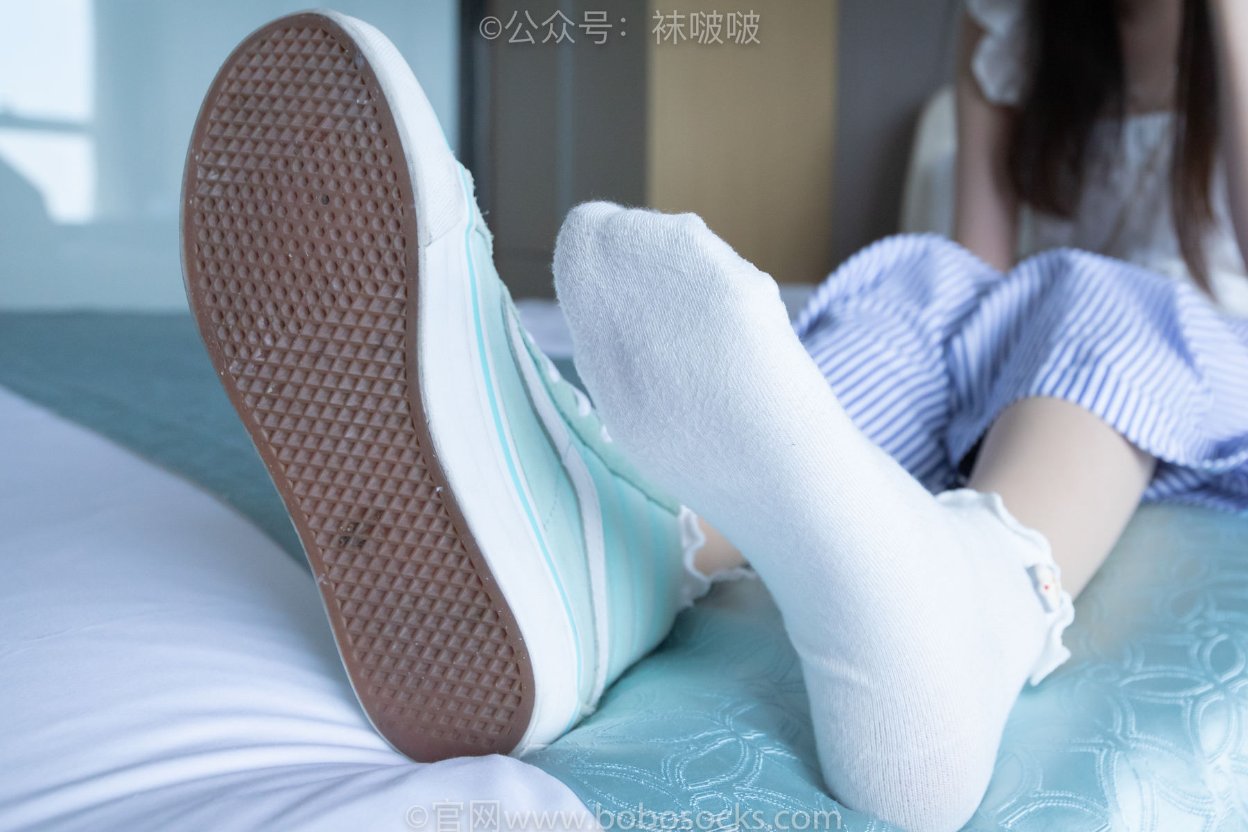 BoBoSocks袜啵啵 No.027 稚予- vans、白色棉袜、肉丝