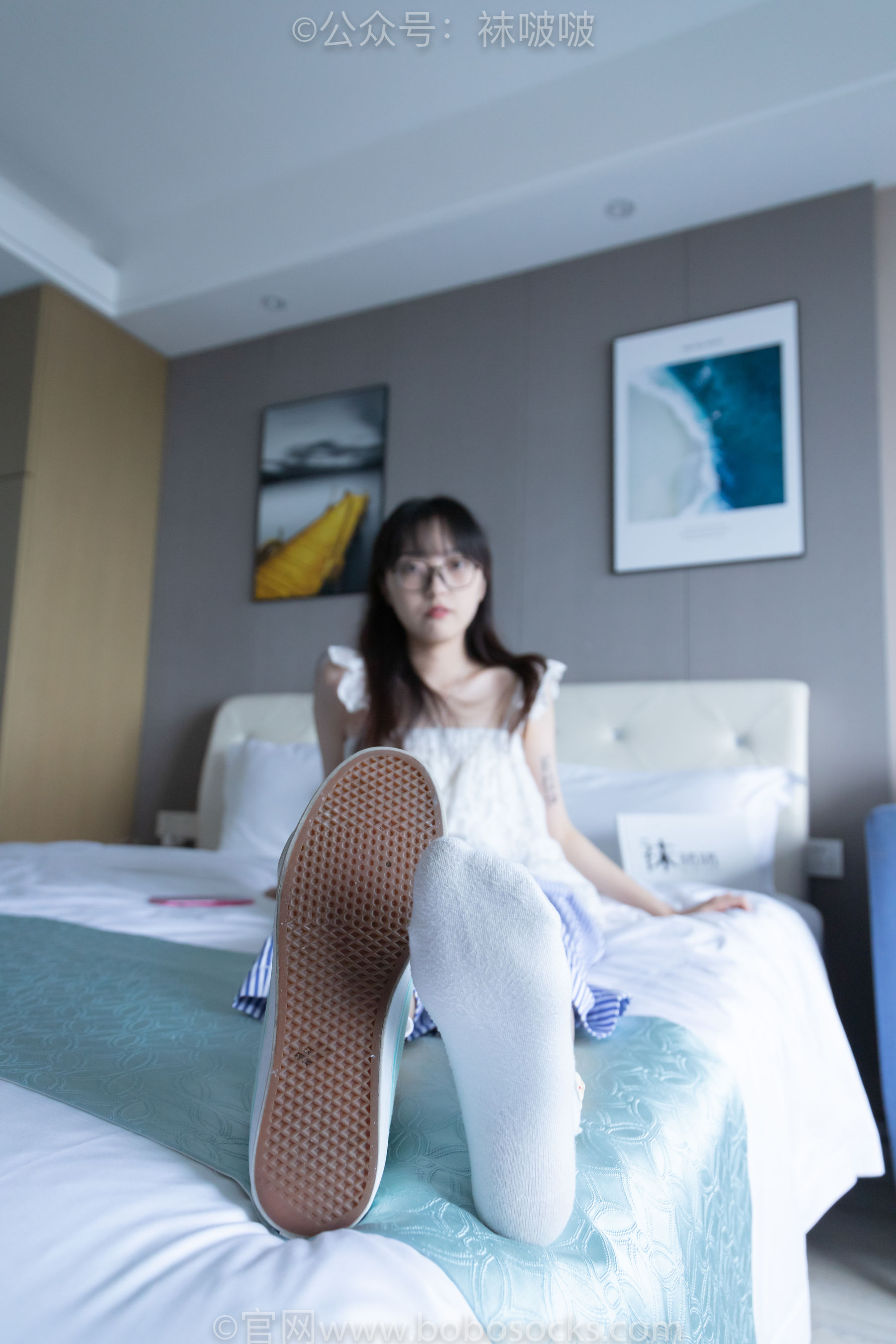 BoBoSocks袜啵啵 No.027 稚予- vans、白色棉袜、肉丝