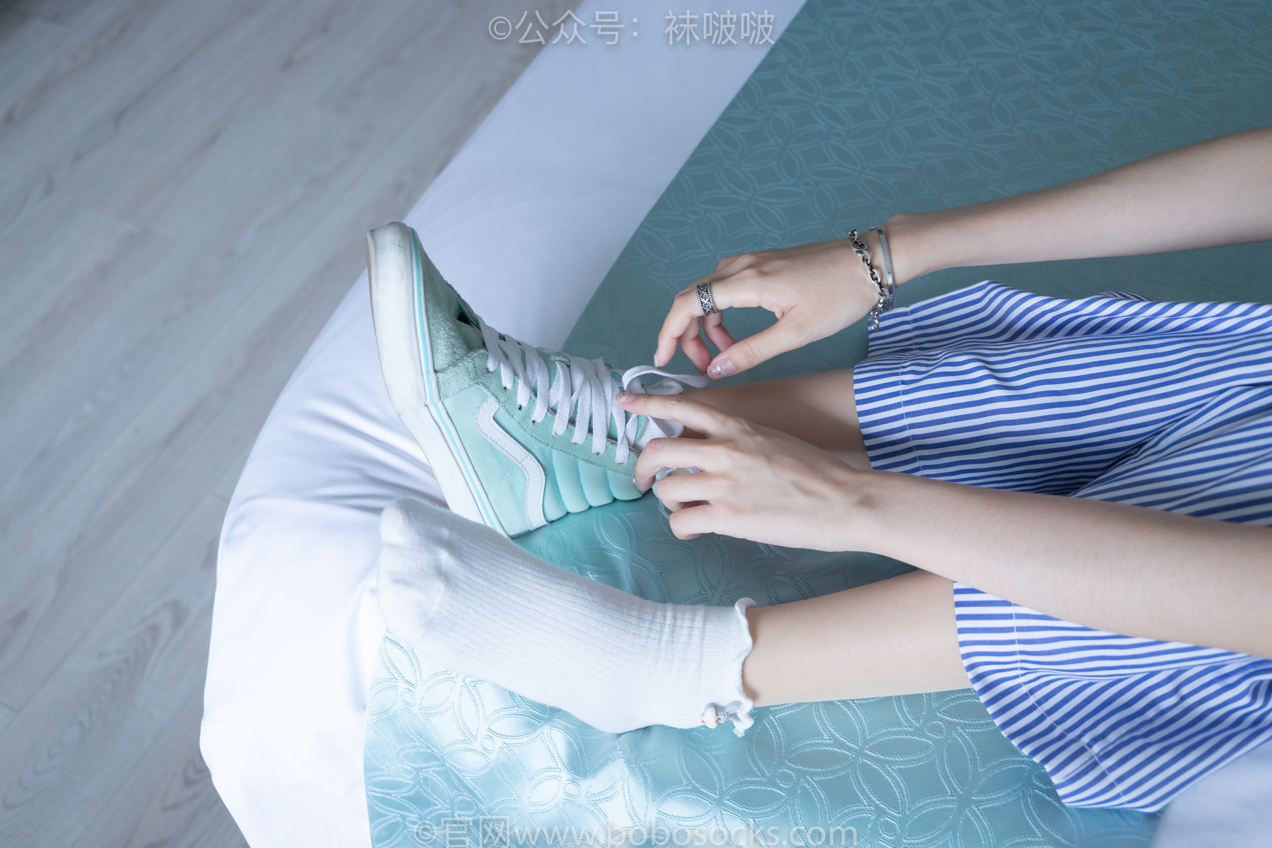 BoBoSocks袜啵啵 No.027 稚予- vans、白色棉袜、肉丝